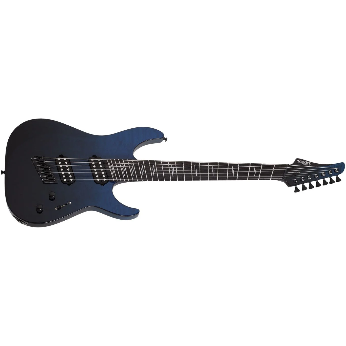 Schecter - Reaper-7 Elite Multiscale Electric Guitar - Deep Ocean Blue
