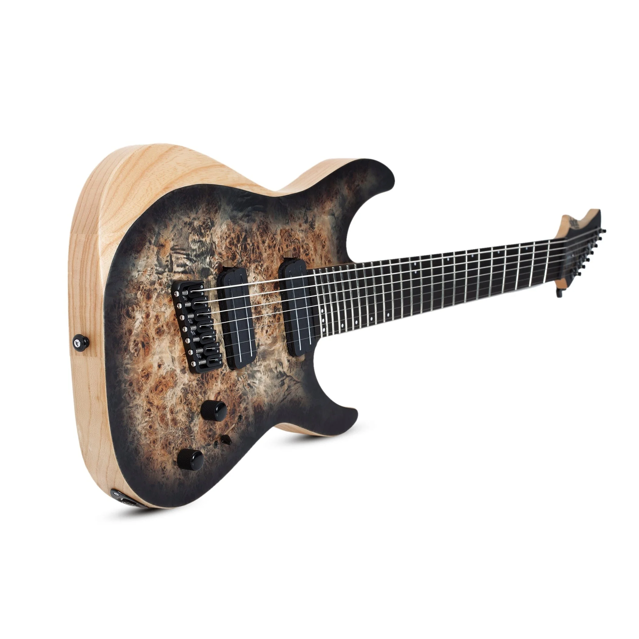 Schecter - Reaper-7 Multiscale Electric Guitar in Charcoal Burst - Image 5