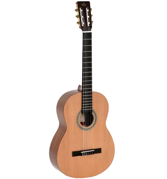 Sigma -  Solid Cedar Top Classical Acoustic Guitar with Truss Rod - Satin Finish - CM-ST