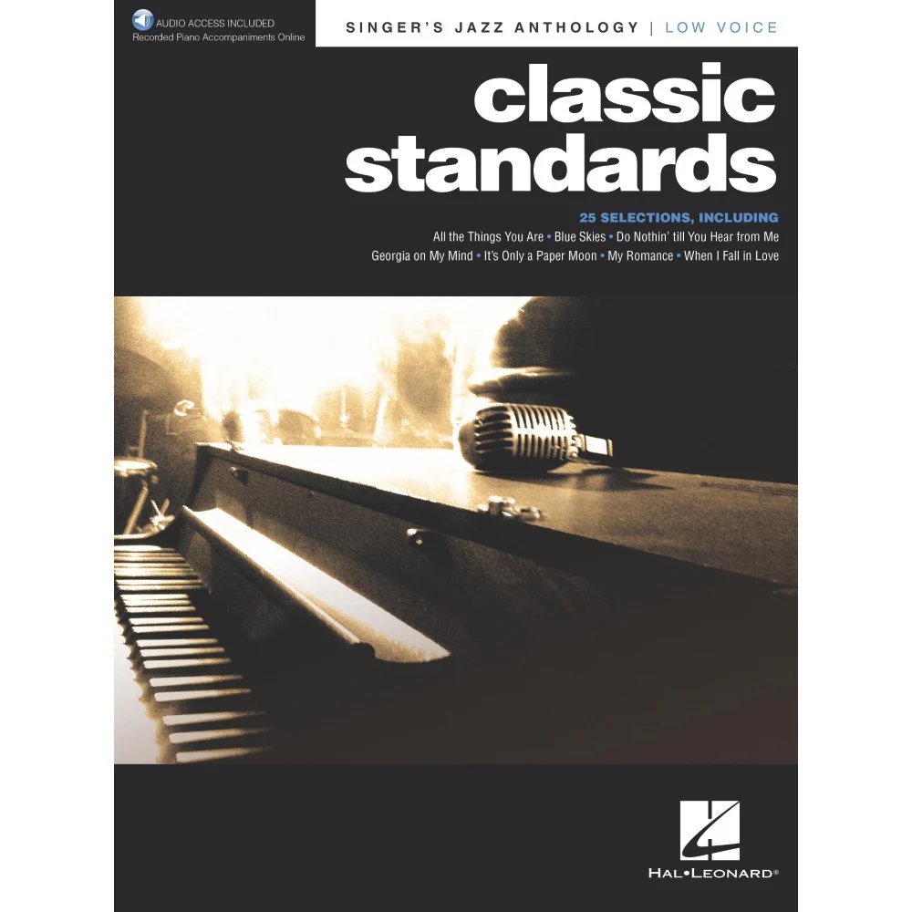 Singer's Jazz Anthology - Low Voice - Classic Standards