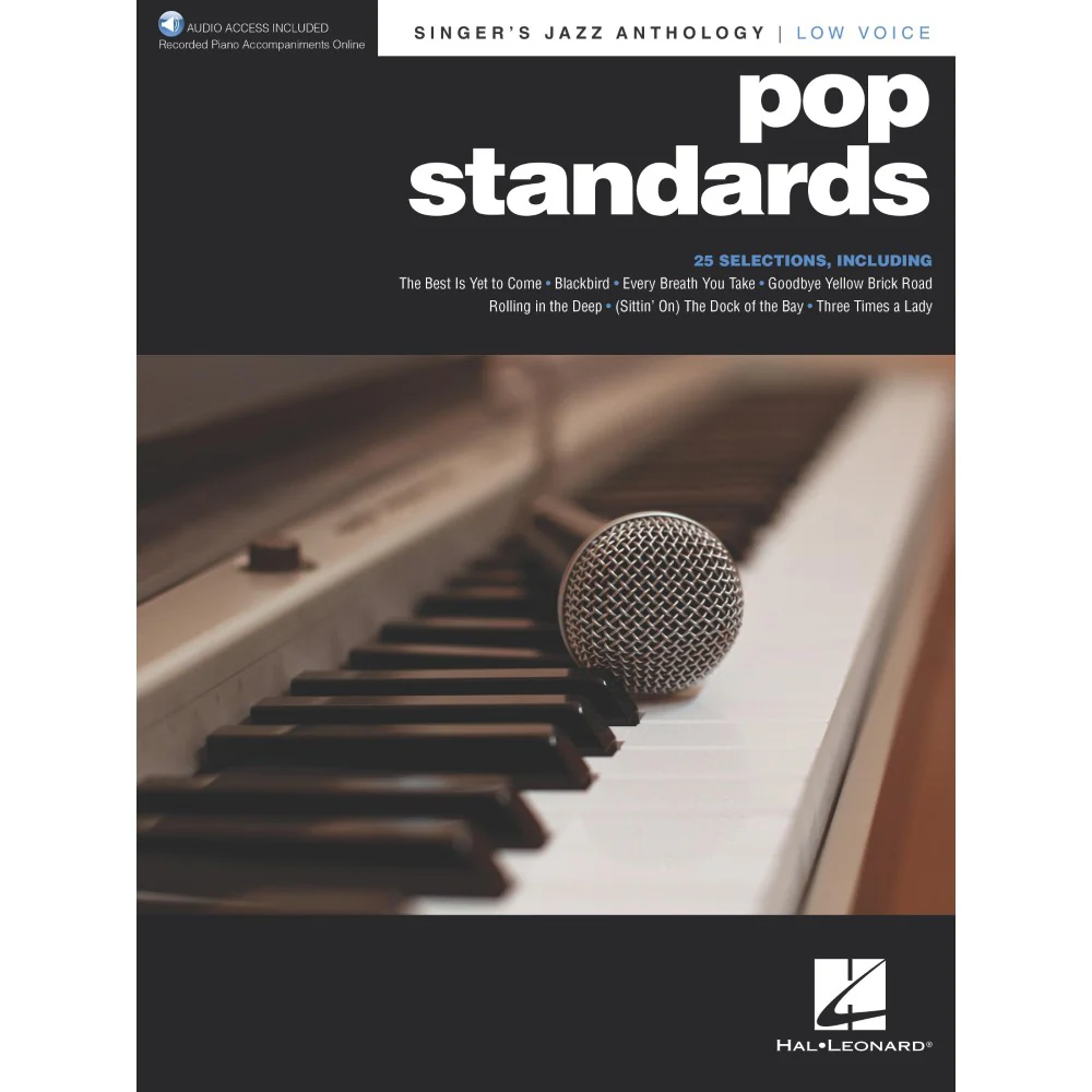 Singer's Jazz Anthology - Low Voice - Pop Standards