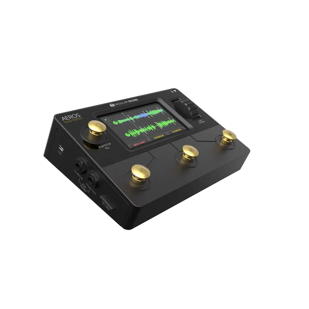 Singular Sound - Aeros Gold Edition - Looper Pedal with Digital Mixer - Image 2