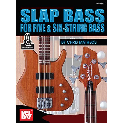 Slap Bass for Five & Six-String Bass (Book + Online Audio)