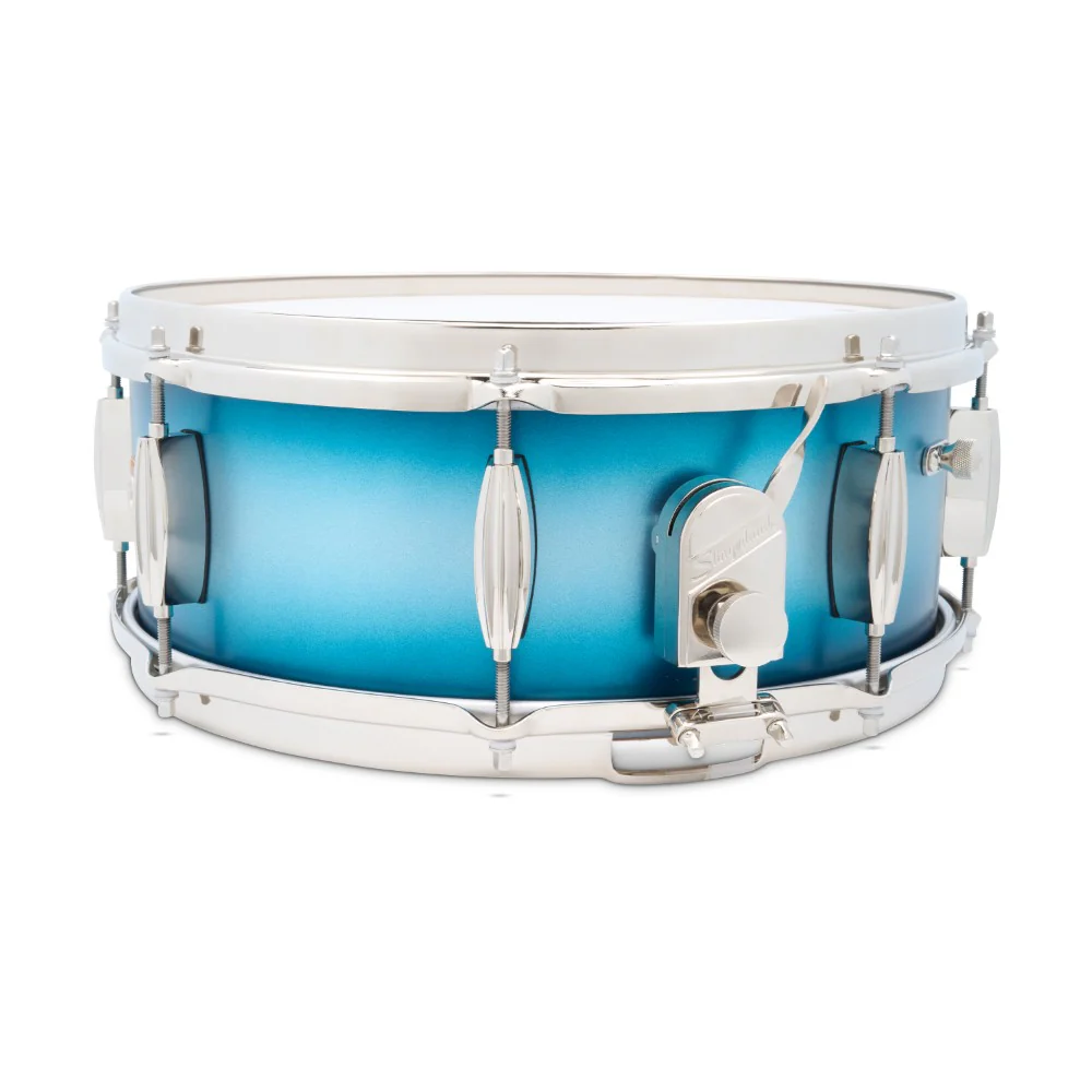 Slingerland - Radio King Artist Snare 5.5x14 Silver Blue Lacquer SLLS5514SSK371 - Image 2