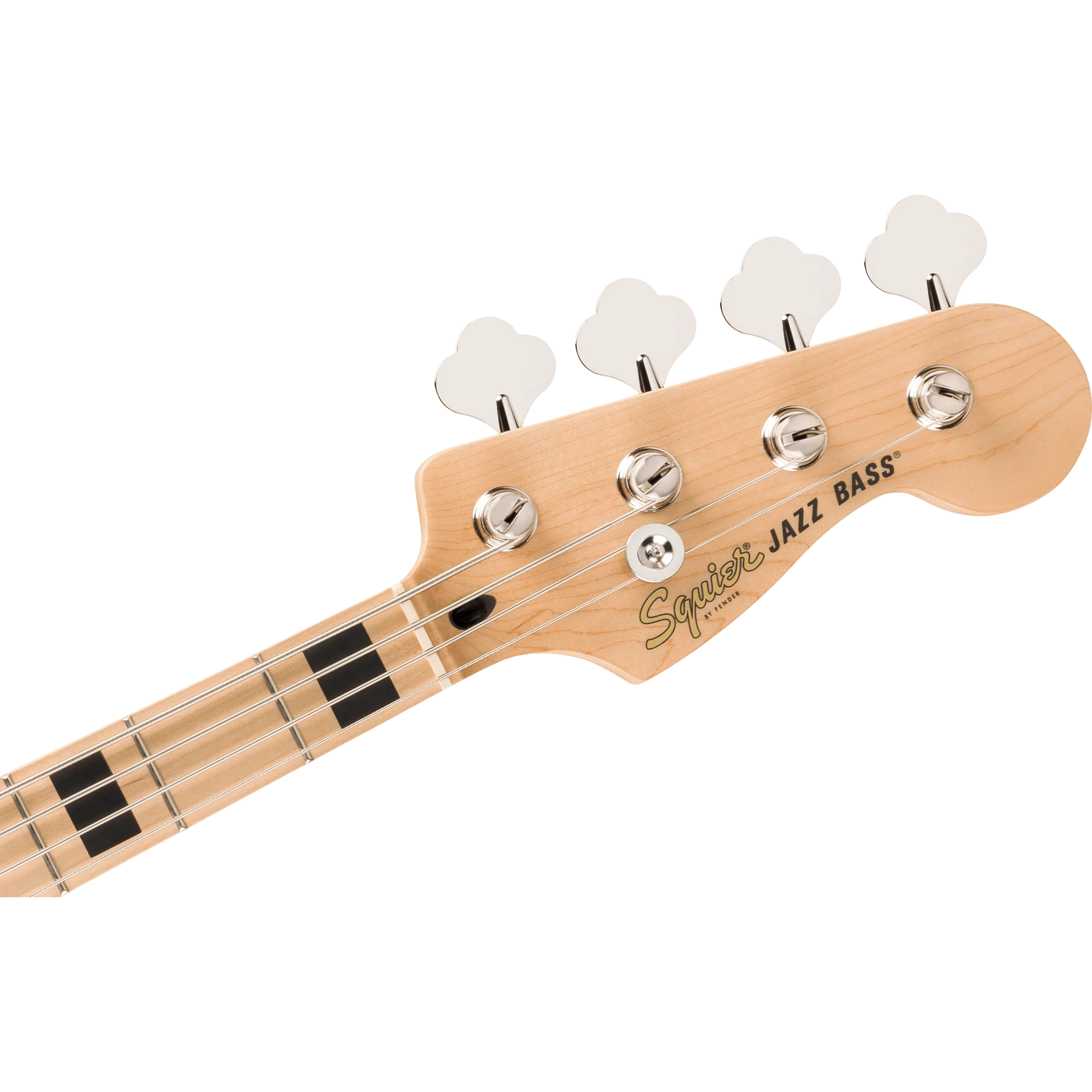 Squier - Affinity Series™ Active Jazz Bass® - Maple Fingerboard - Black Pickguard - Olympic White - 037-8703-505 - Image 5