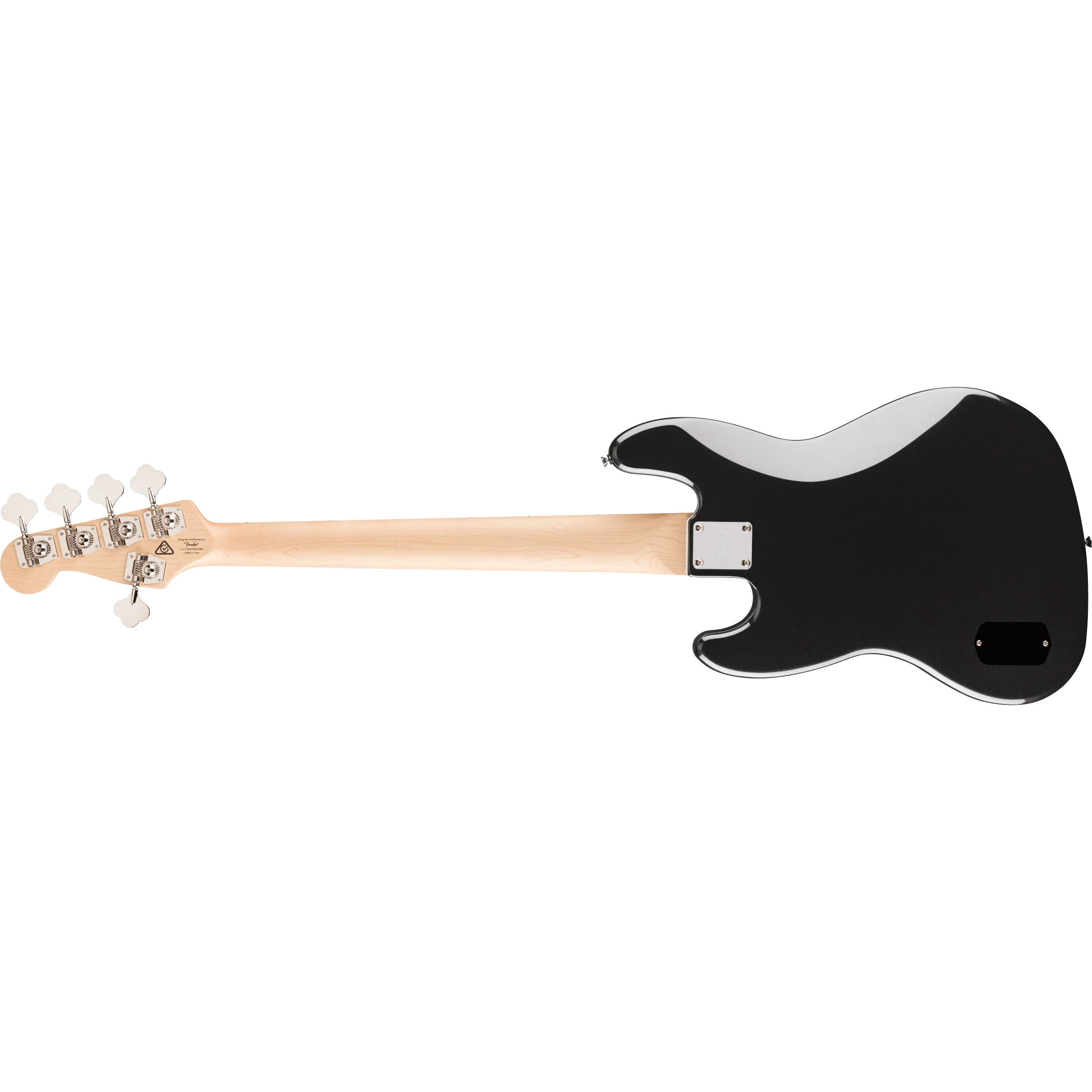 Squier - Affinity Series™ Active Jazz Bass® V - Maple Fingerboard - Black Pickguard - Black Metallic - 037-8753-565 - Image 2