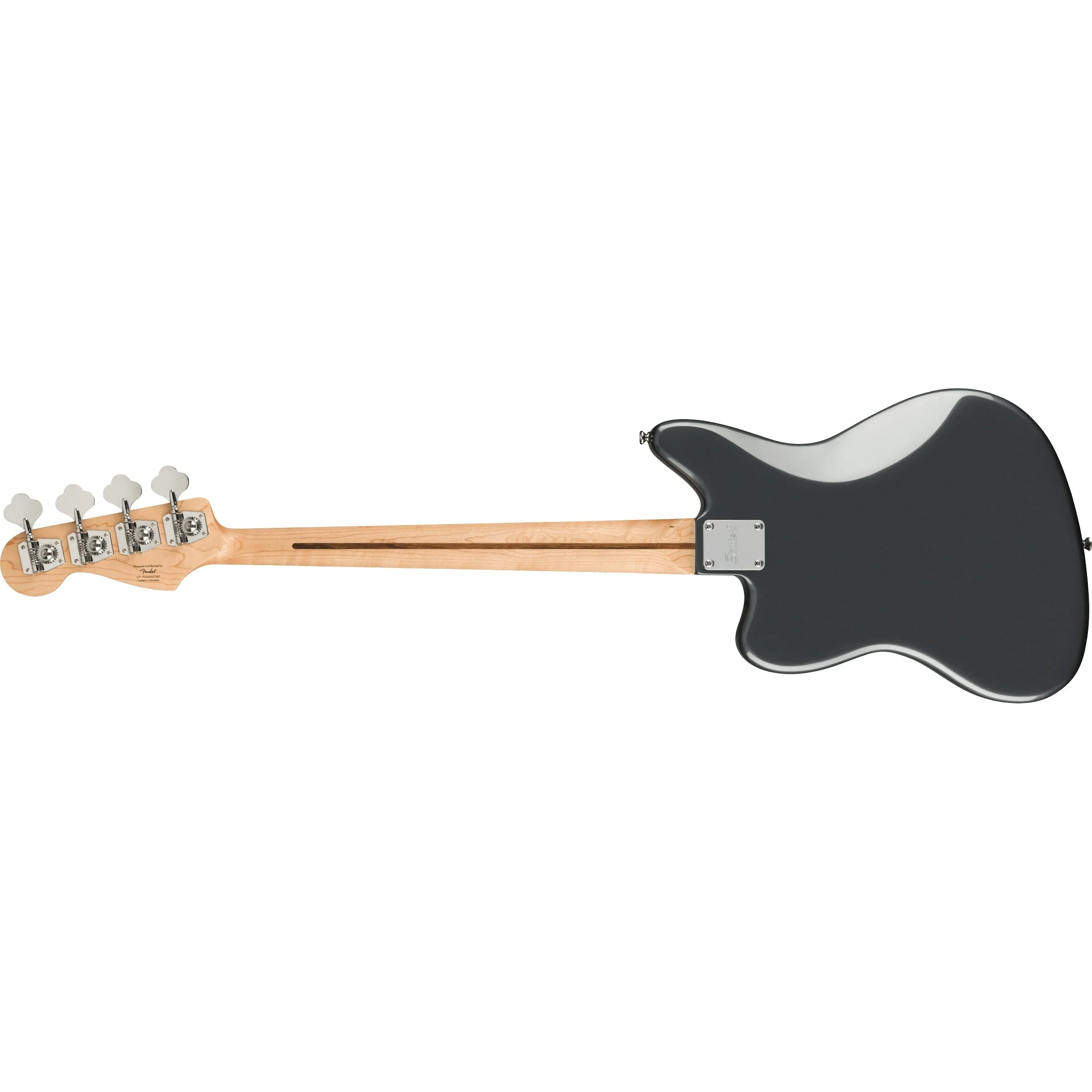 Squier - Affinity Series™ Jaguar® Bass H - Laurel Fingerboard - Black Pickguard - Charcoal Frost Metallic 037-8501-569 - Image 2