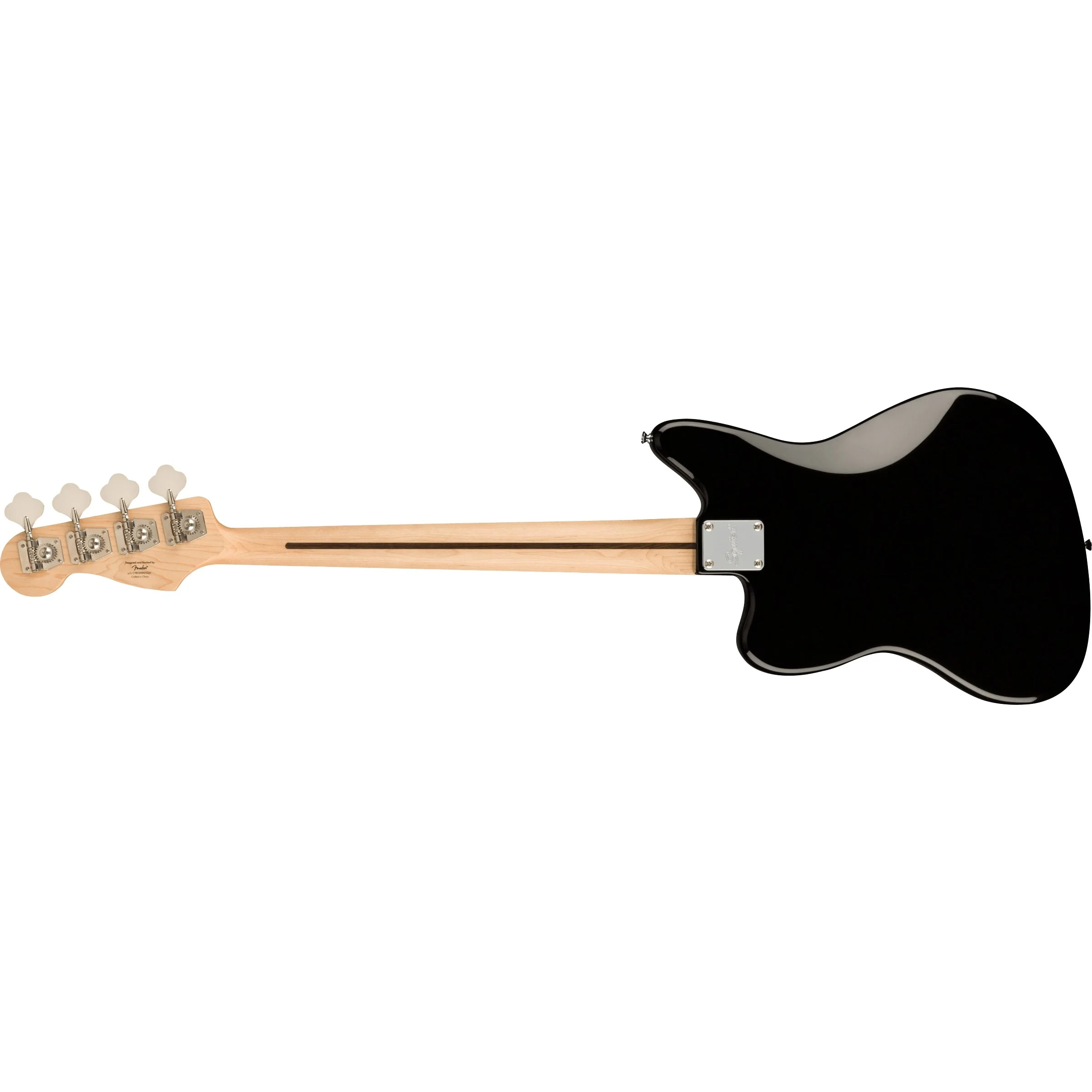 Squier - Affinity Series™ Jaguar® Bass H - Maple Fingerboard - Black Pickguard - Black 037-8503-506 - Image 2