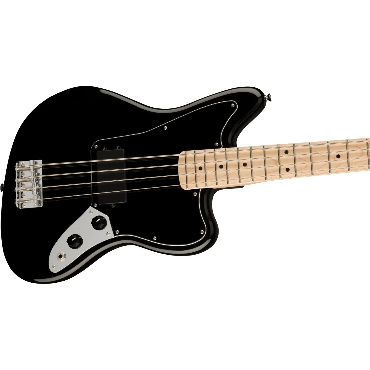 Squier - Affinity Series™ Jaguar® Bass H - Maple Fingerboard - Black Pickguard - Black 037-8503-506 - Image 3