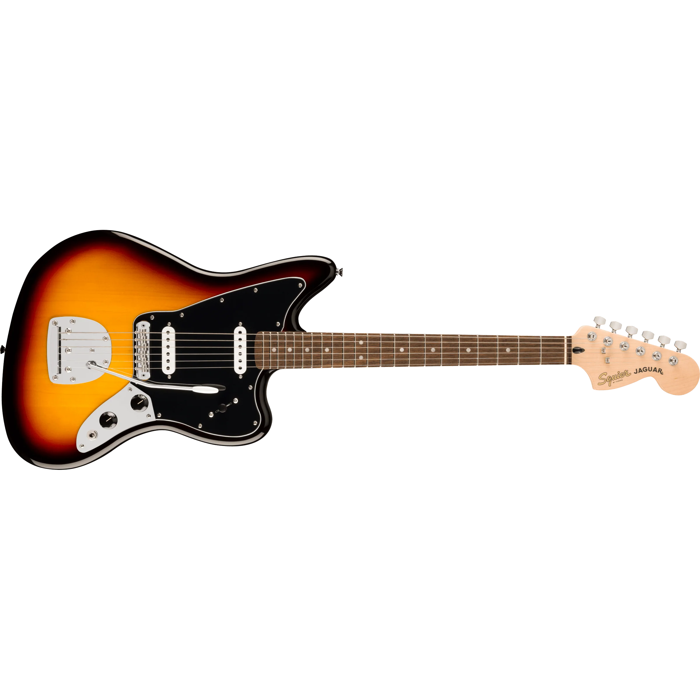 Squier - Affinity Series™ Jaguar® - Laurel Fingerboard - Black Pickguard - 3-Color Sunburst - 037-8401-500