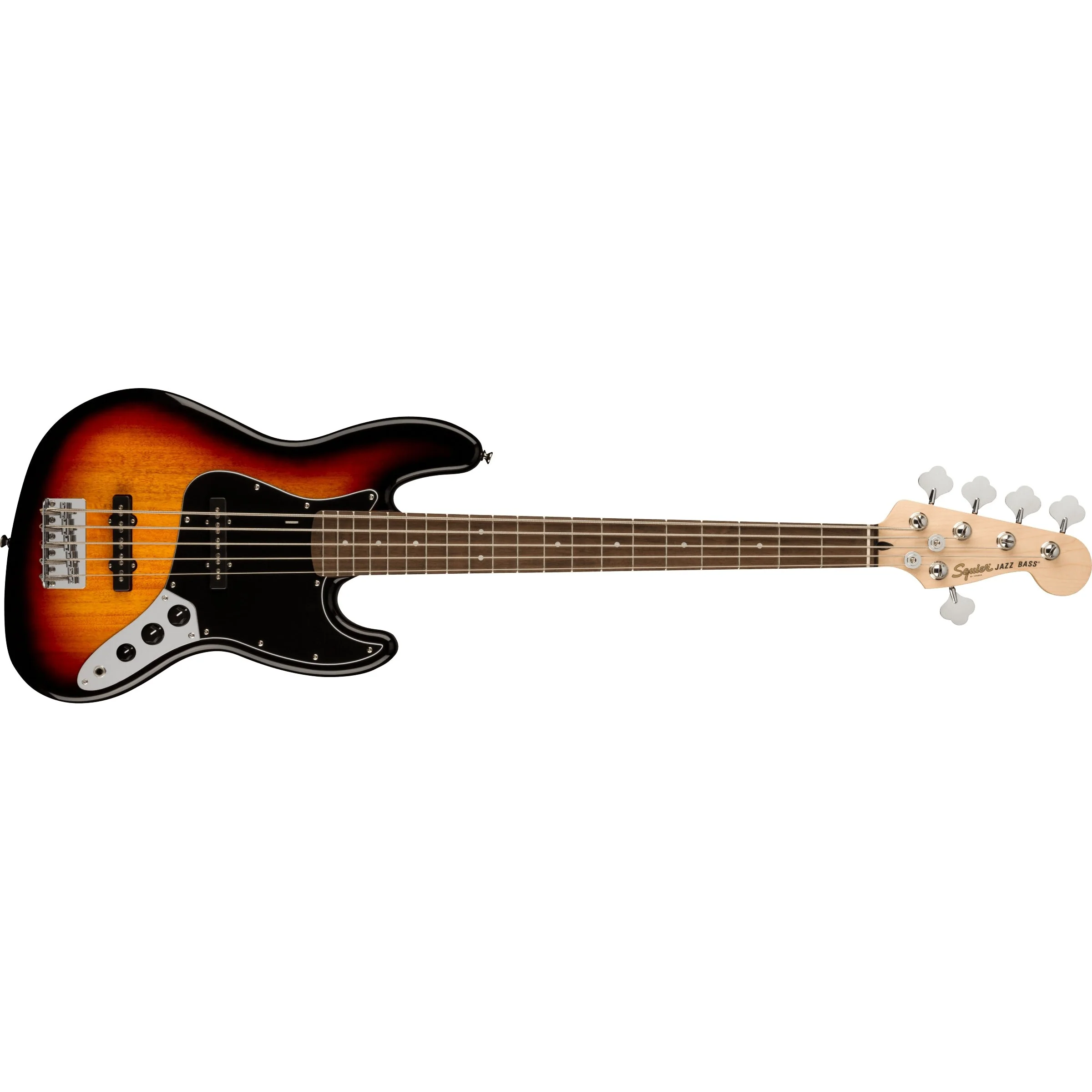 Squier - Affinity Series™ Jazz Bass® V - Laurel Fingerboard - Black Pickguard - 3-Color Sunburst 037-8651-500