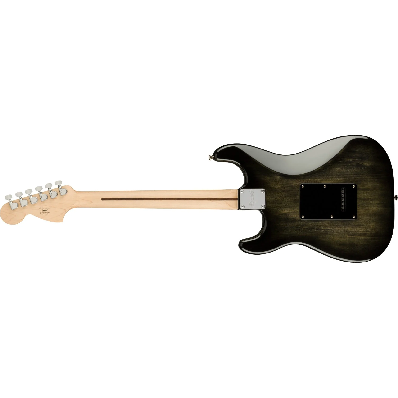 Squier - Affinity Series™ Stratocaster® FMT HSS - Maple Fingerboard - Black Pickguard - Black Burst 037-8153-539 - Image 2
