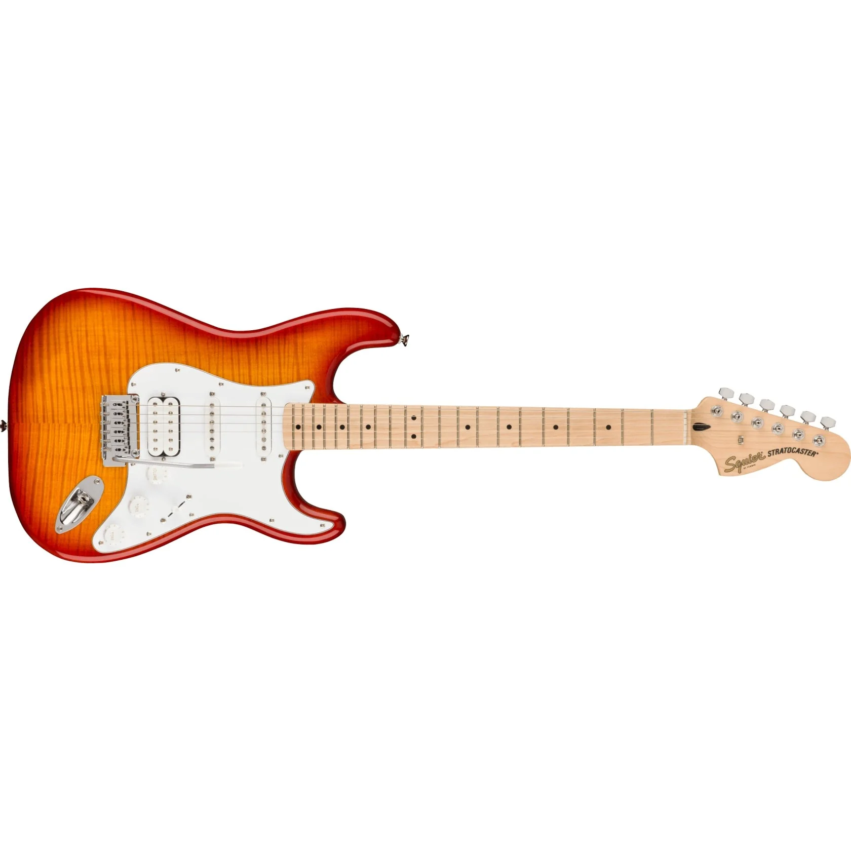 Squier - Affinity Series™ Stratocaster® FMT HSS - Maple Fingerboard - White Pickguard - Sienna Sunburst 037-8152-547