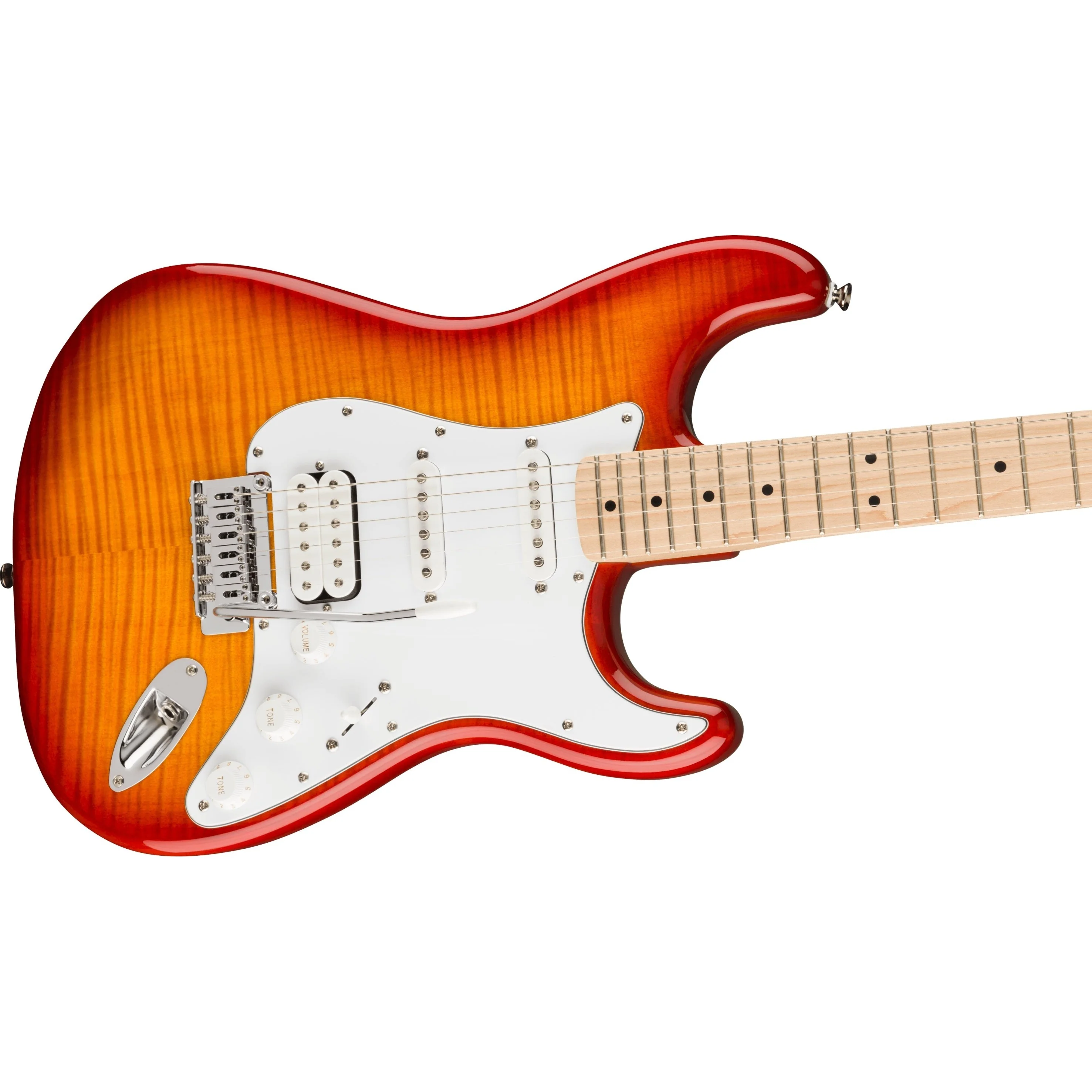 Squier - Affinity Series™ Stratocaster® FMT HSS - Maple Fingerboard - White Pickguard - Sienna Sunburst 037-8152-547 - Image 4