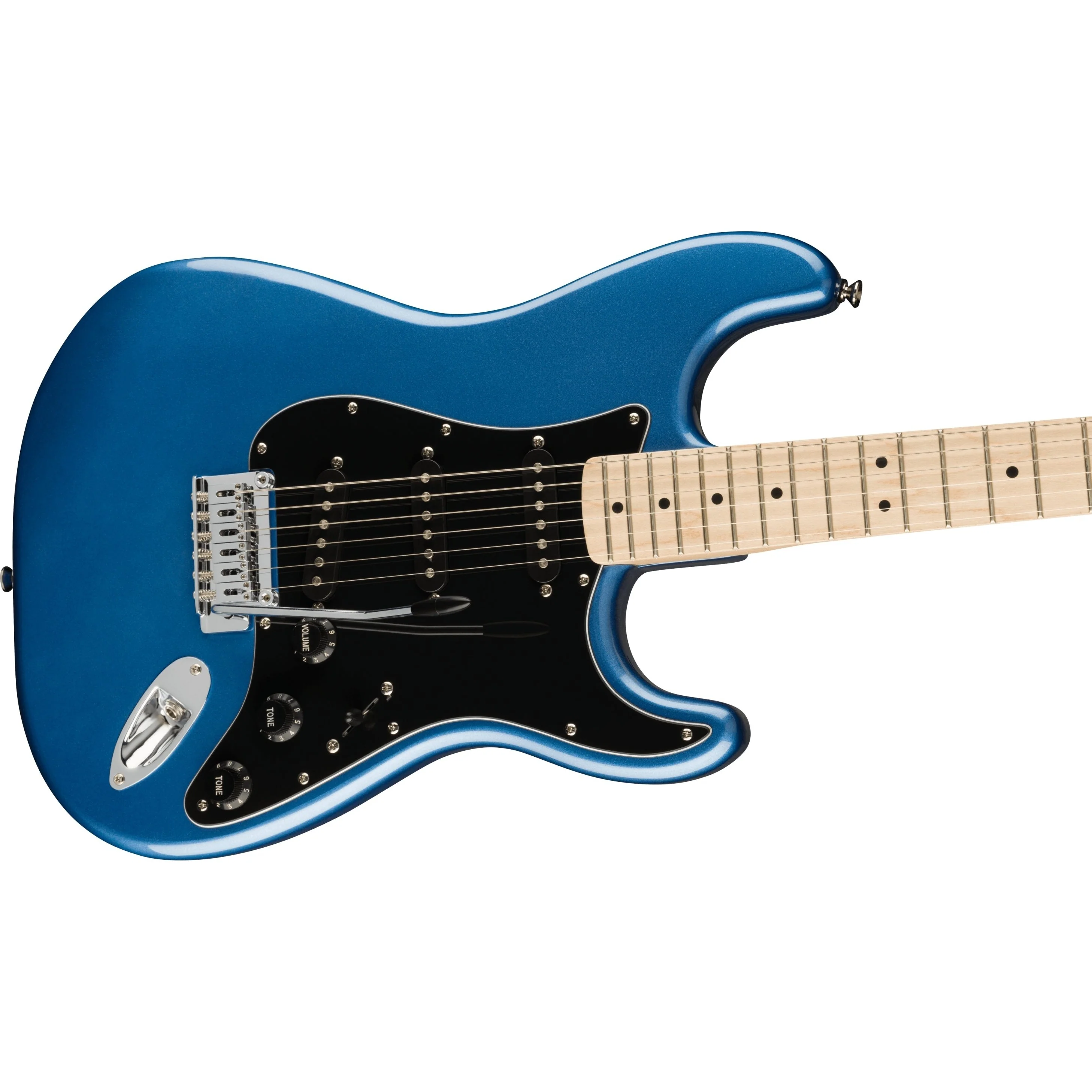 Squier - Affinity Series™ Stratocaster® - Maple Fingerboard - Black Pickguard - Lake Placid Blue 037-8003-502 - Image 3
