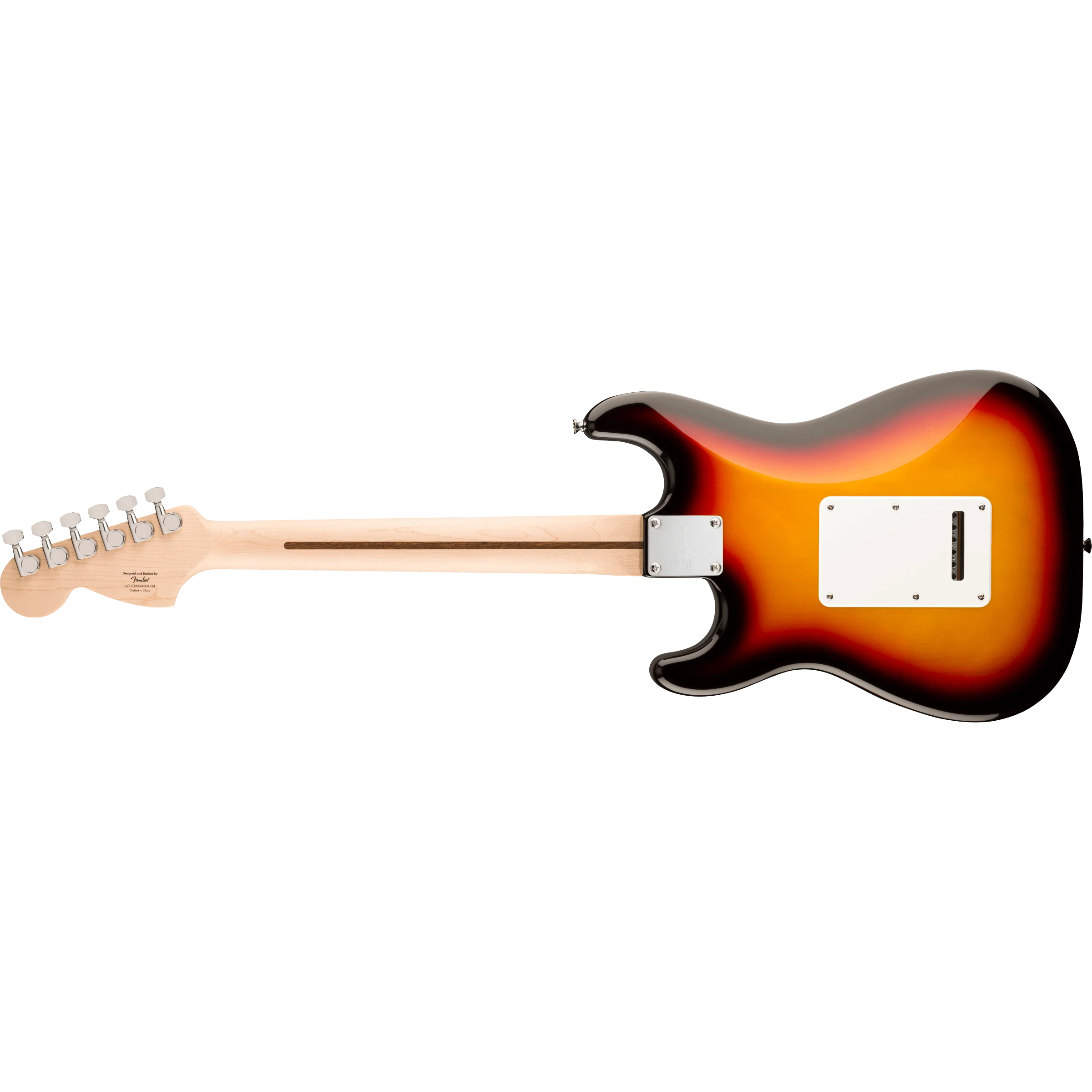 Squier - Affinity Series™ Stratocaster® Junior HSS - Laurel Fingerboard - White Pickguard - 3-Color Sunburst - 037-8180-500 - Image 2