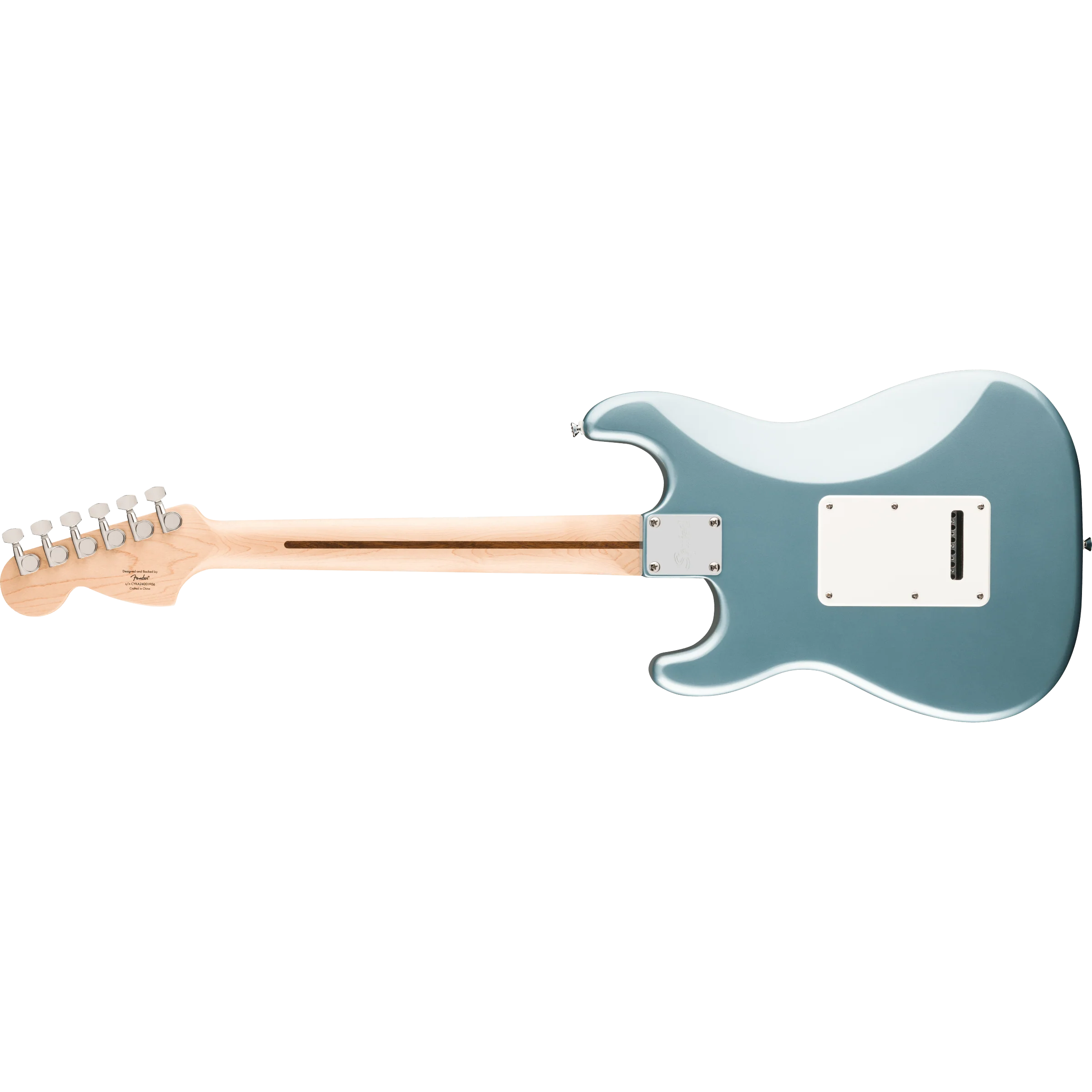 Squier - Affinity Series™ Stratocaster® Junior HSS - Laurel Fingerboard - White Pickguard - Ice Blue Metallic - 037-8180-583 - Image 2