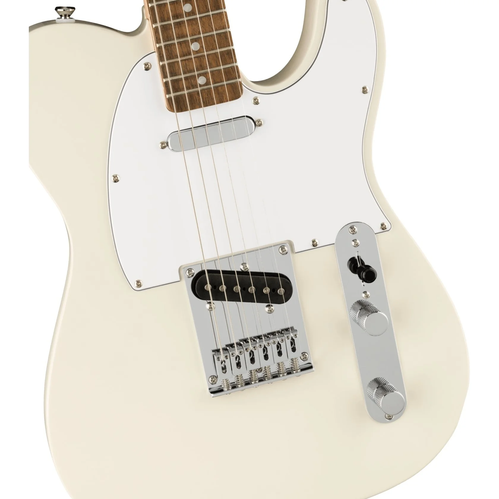 Squier - Affinity Series™ Telecaster® - Laurel Fingerboard - White Pickguard - Olympic White 037-8200-505 - Image 3