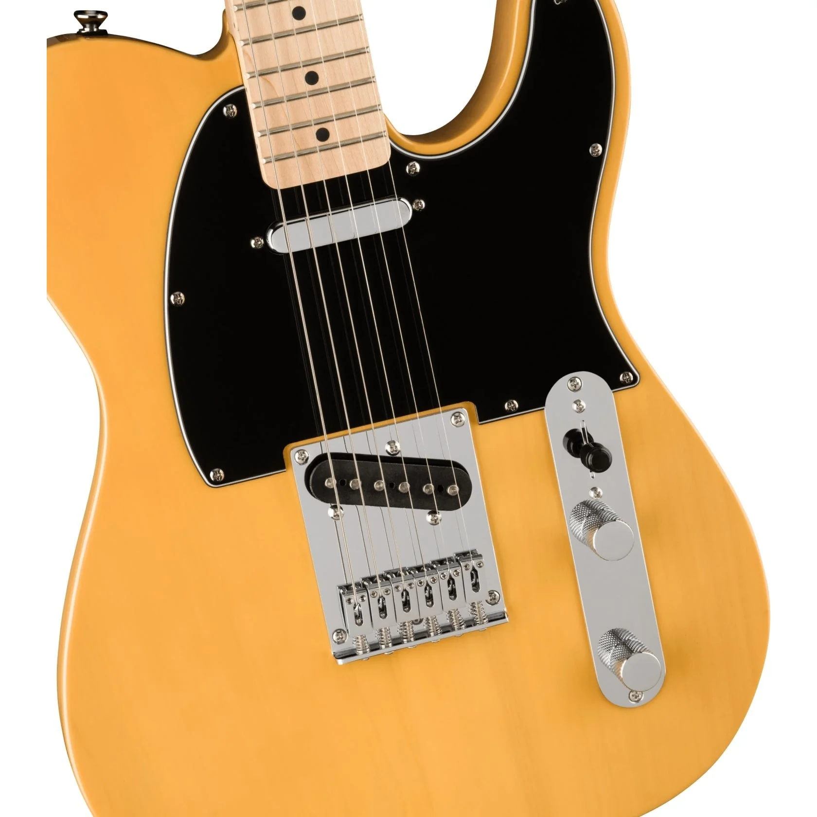 Squier - Affinity Series™ Telecaster® - Maple Fingerboard - Black Pickguard - Butterscotch Blonde 037-8203-550 - Image 3
