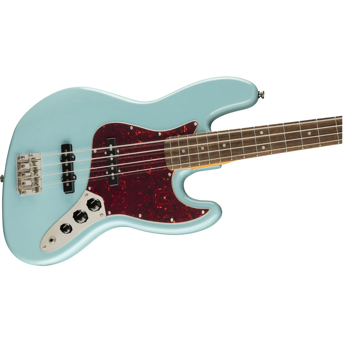 Squier - Classic Vibe '60s Jazz Bass® Laurel Fingerboard Daphne Blue – 0374530504 - Image 3