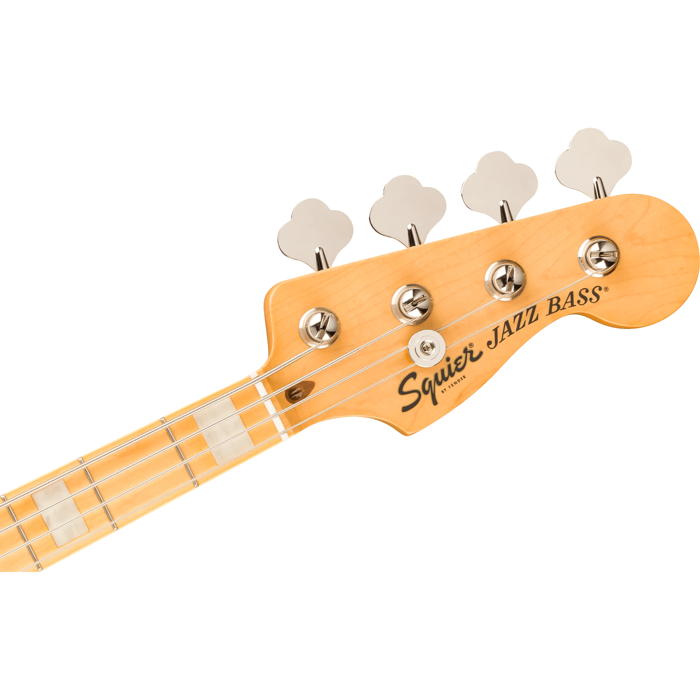 Squier - Classic Vibe™ Active '70s Jazz Bass® - Maple Fingerboard - Parchment Pickguard - Ocean Turquoise - Image 4