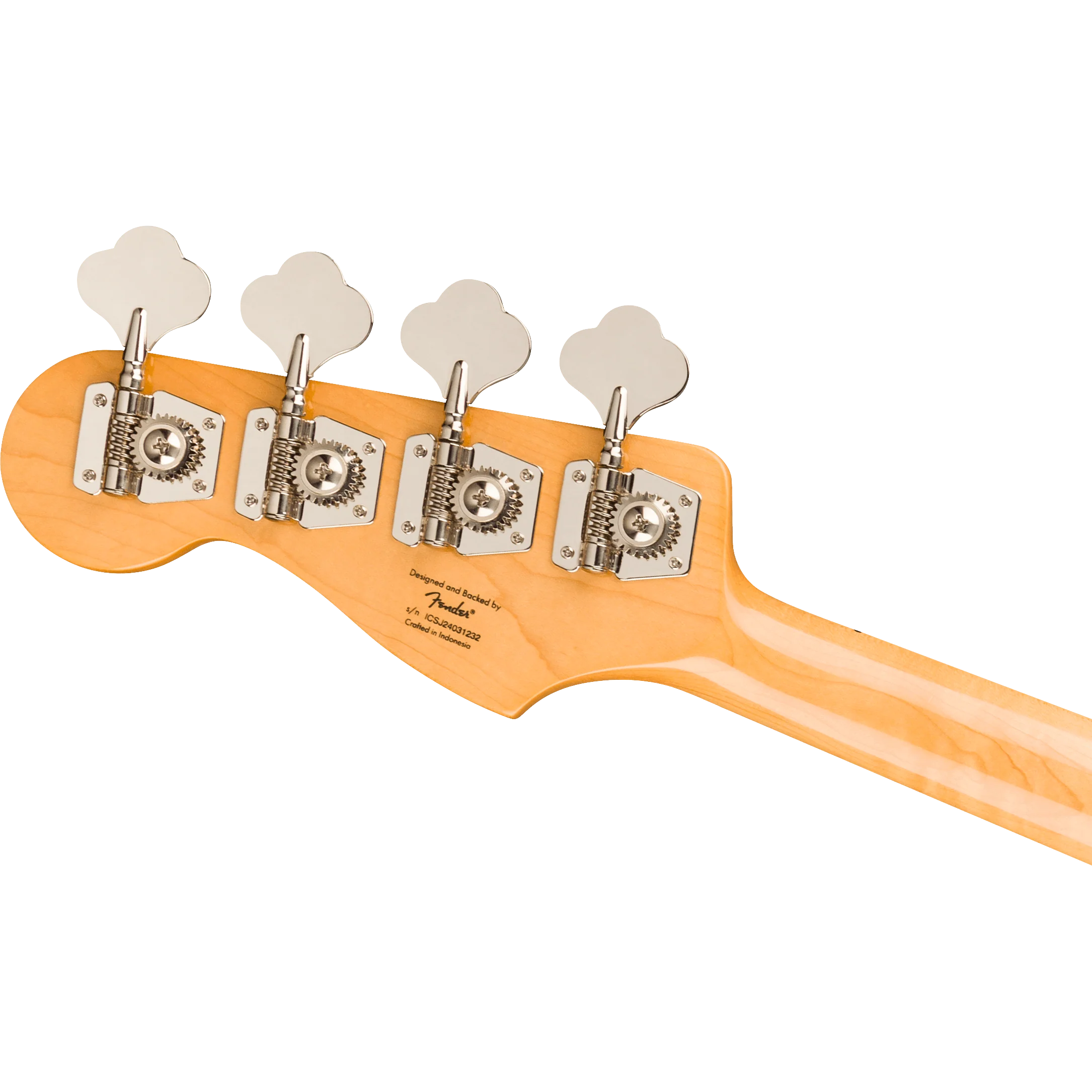 Squier - Classic Vibe™ Active '70s Jazz Bass® - Maple Fingerboard - Parchment Pickguard - Ocean Turquoise - Image 5