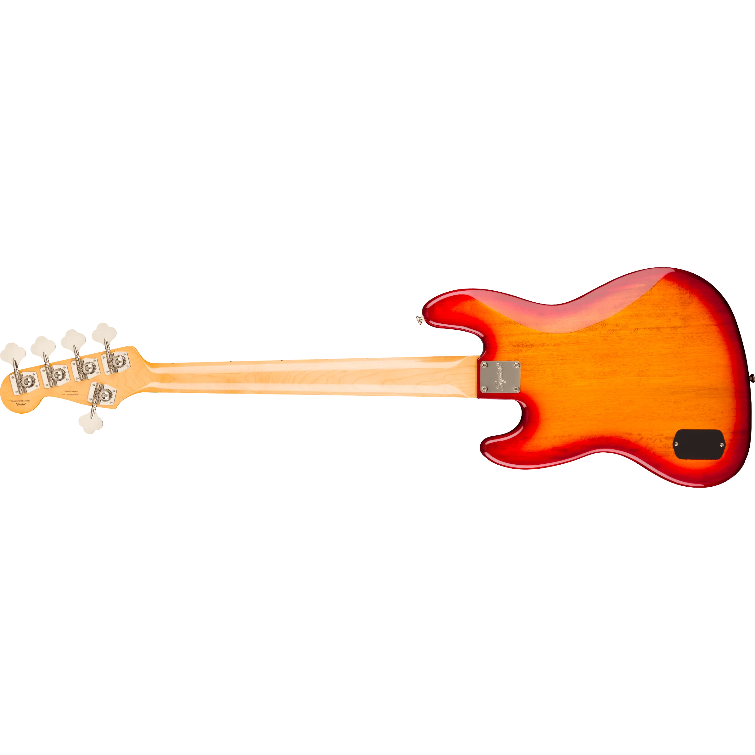 Squier - Classic Vibe™ Active '70s Jazz Bass® V - Laurel Fingerboard - White Pearloid Pickguard - Sienna Sunburst - Image 2