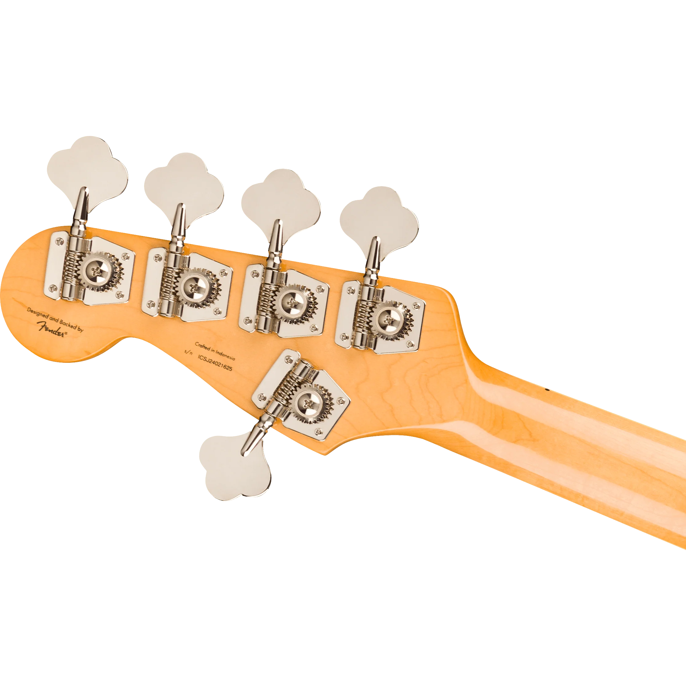 Squier - Classic Vibe™ Active '70s Jazz Bass® V - Laurel Fingerboard - White Pearloid Pickguard - Sienna Sunburst - Image 5