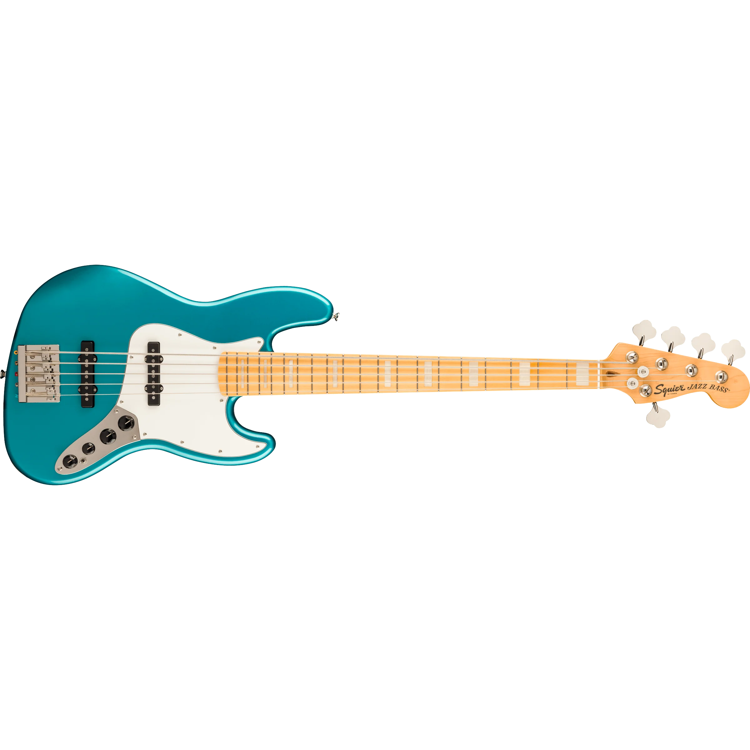 Squier - Classic Vibe™ Active '70s Jazz Bass® V - Maple Fingerboard - Parchment Pickguard - Ocean Turquoise