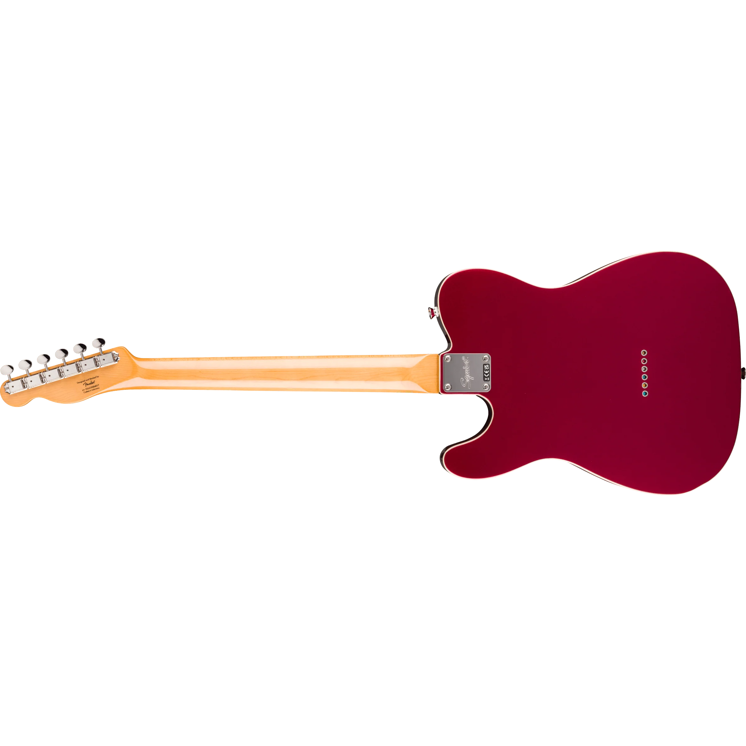 Squier - Classic Vibe™ Custom Esquire® - Laurel Fingerboard - Parchment Pickguard - Candy Apple Red - Image 2