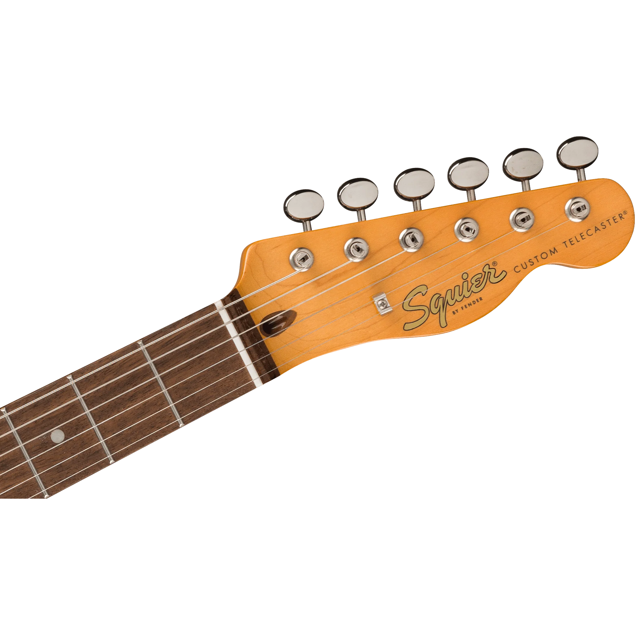 Squier - Classic Vibe™ Custom Telecaster® SH with Bigsby - Parchment Pickguard - Aztec Gold - Image 4