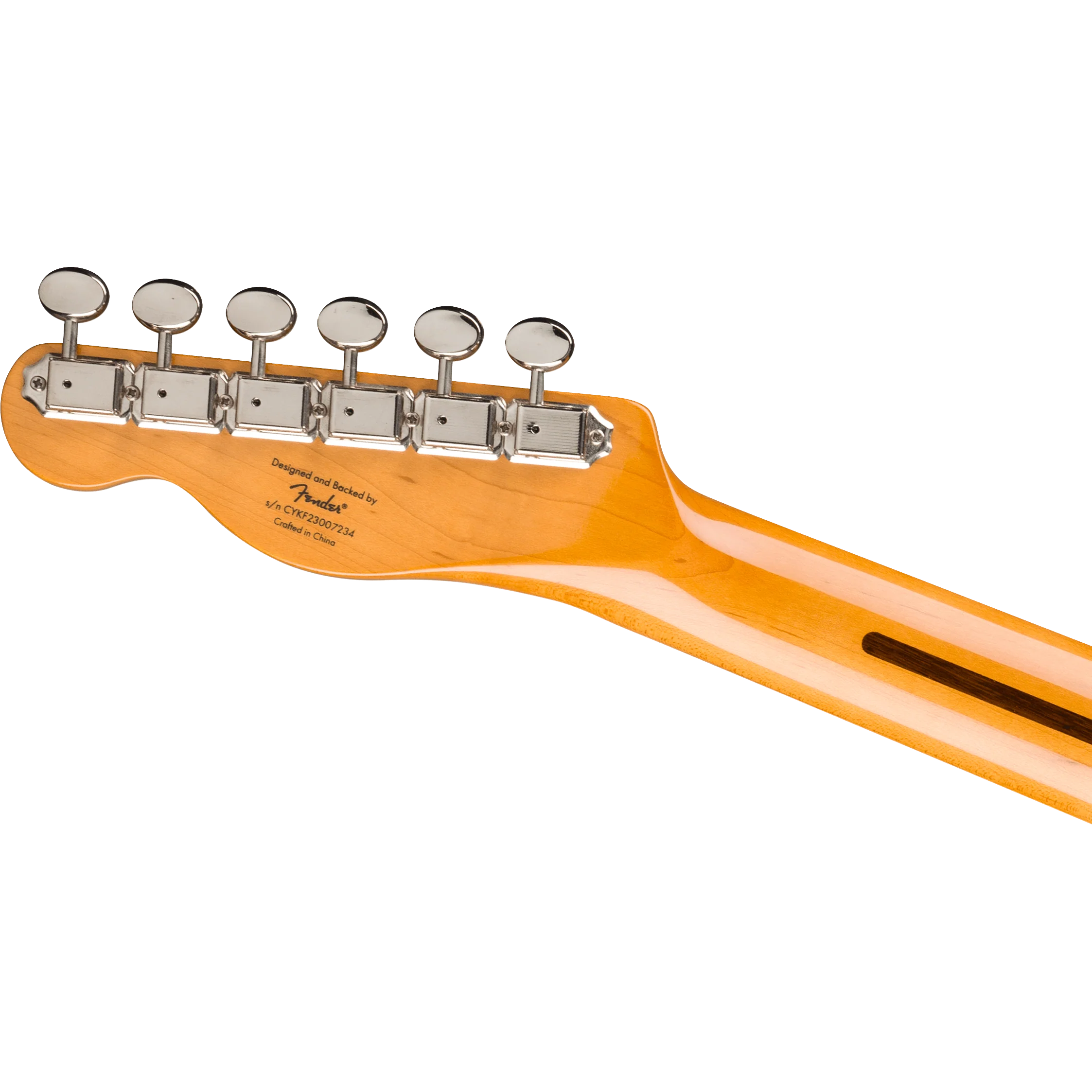 Squier - Classic Vibe™ Custom Telecaster® SH with Bigsby - Parchment Pickguard - Aztec Gold - Image 5