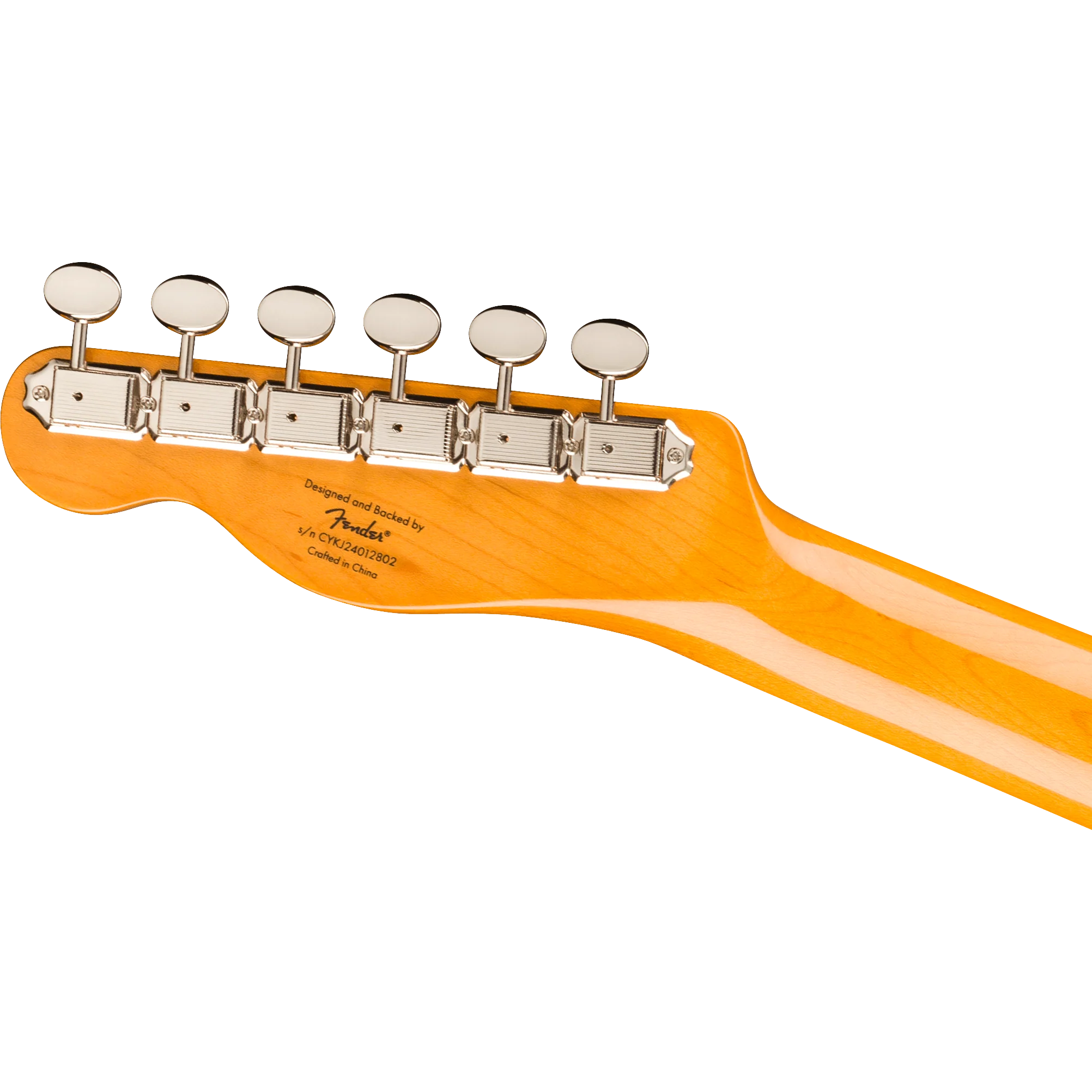 Squier - Classic Vibe™ Custom Telecaster® SH with Bigsby - Parchment Pickguard - Lake Placid Blue - Image 5
