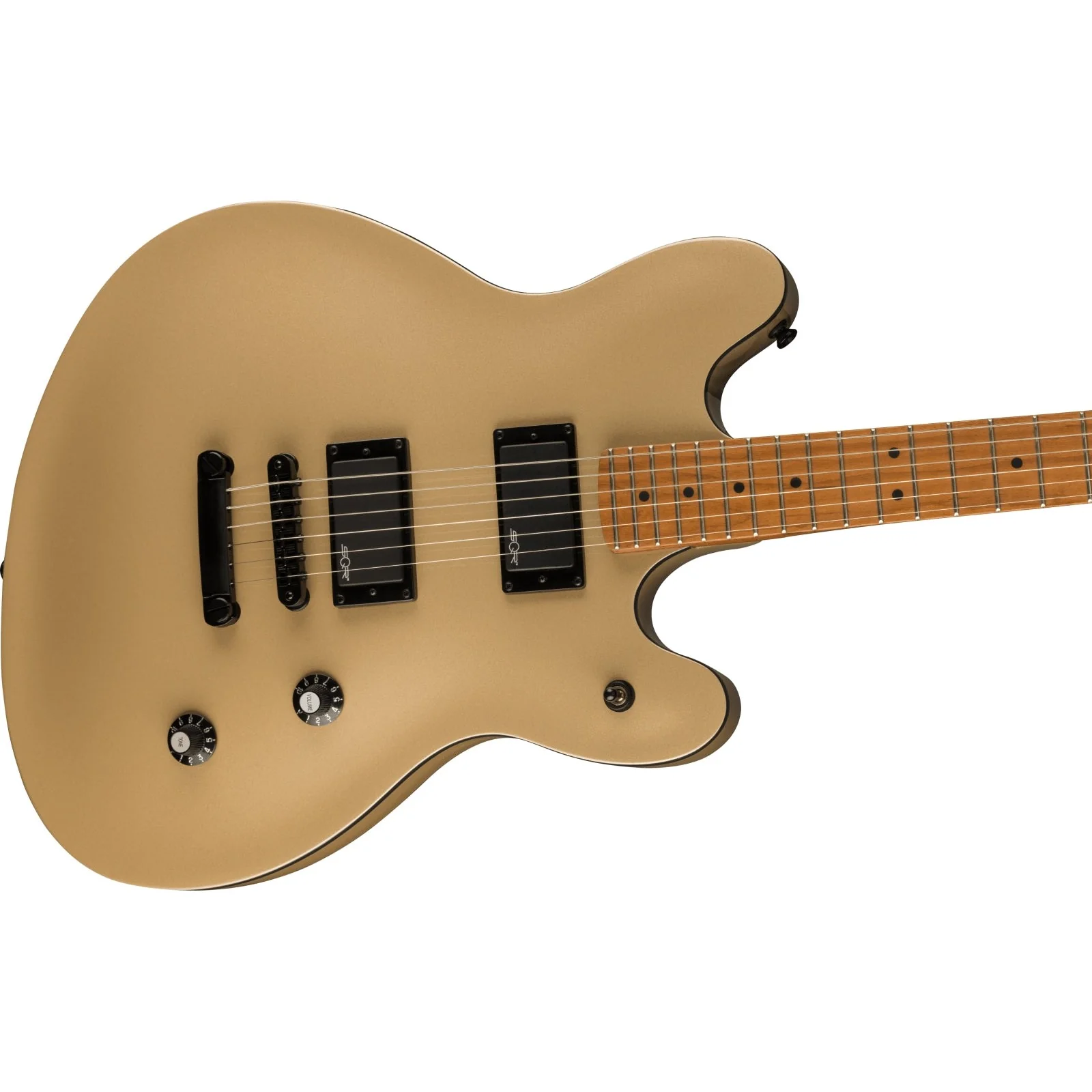 Squier - Contemporary Active Starcaster® - Roasted Maple Fingerboard - Shoreline Gold 037-0471-544 - Image 3