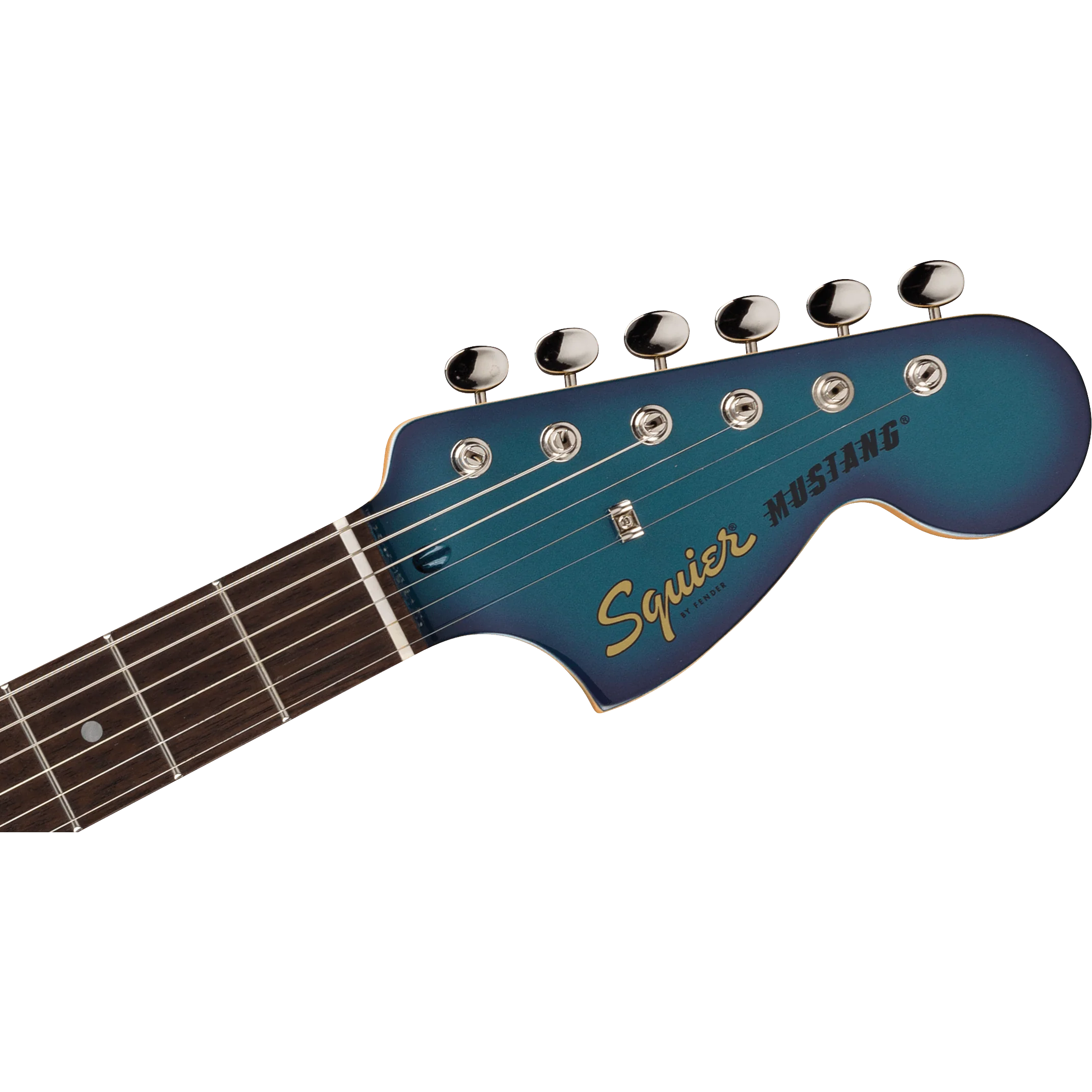 Squier - FSR Classic Vibe™ '60s Mustang® - Laurel Fingerboard - White Pearloid Pickguard - Matching Headstock - Competition Burgundy - Image 4