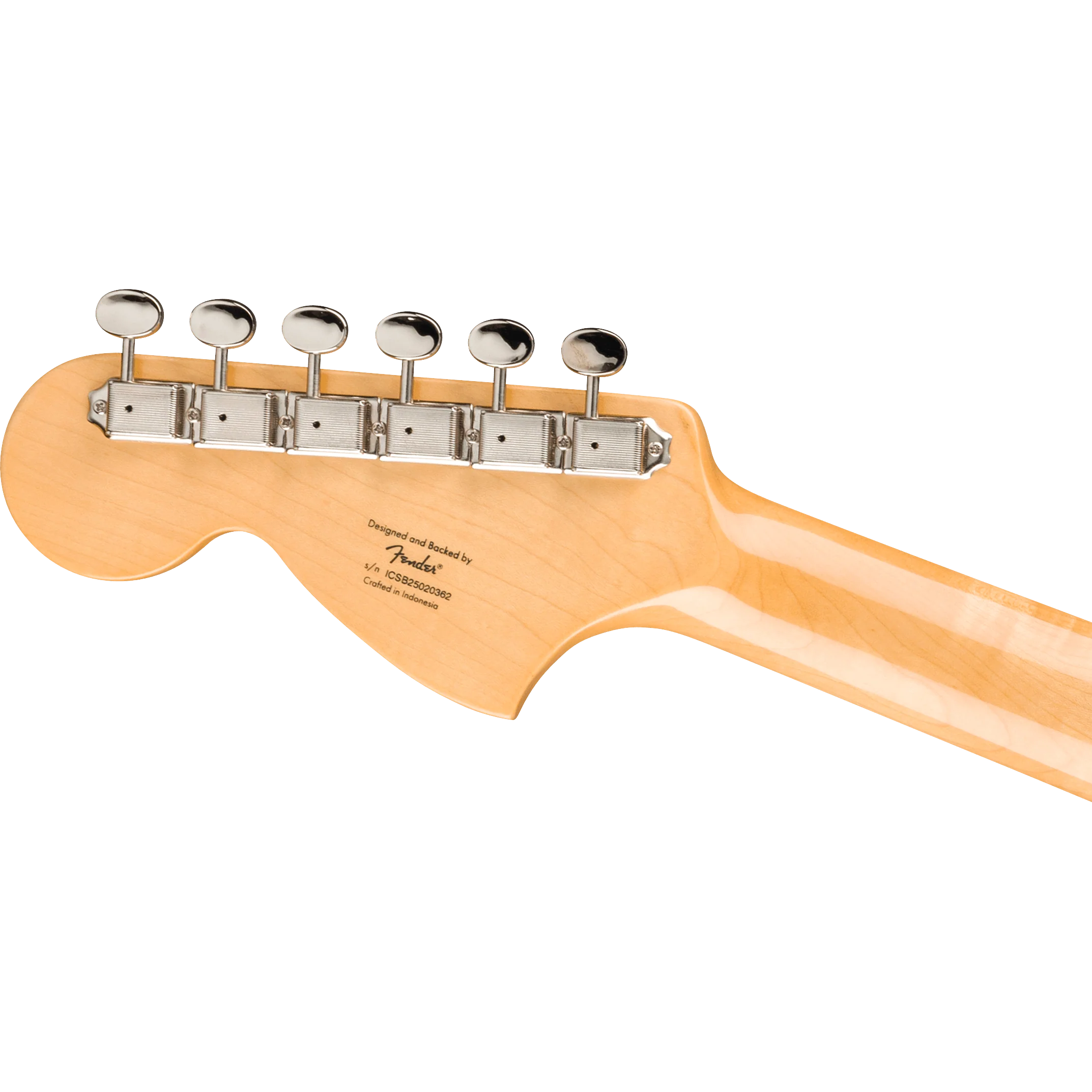 Squier - FSR Classic Vibe™ '60s Mustang® - Laurel Fingerboard - White Pearloid Pickguard - Matching Headstock - Competition Burgundy - Image 5