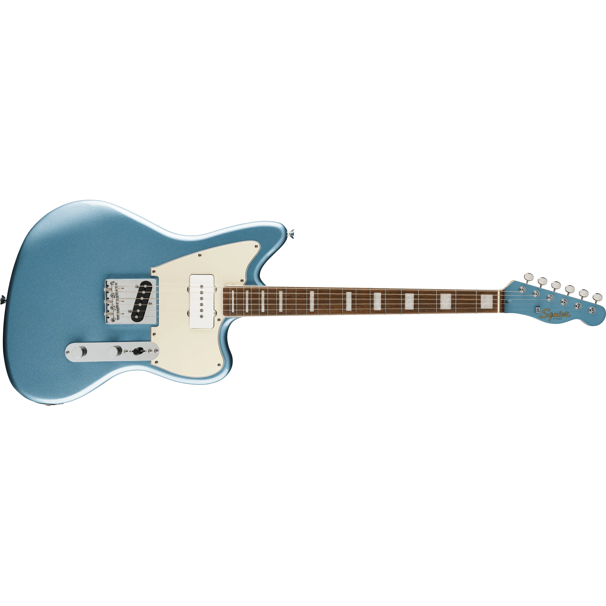 Squier - Limited Edition Paranormal Offset Telecaster® SJ - Laurel Fingerboard - Parchment Pickguard - Ice Blue Metallic - 037-7008-583