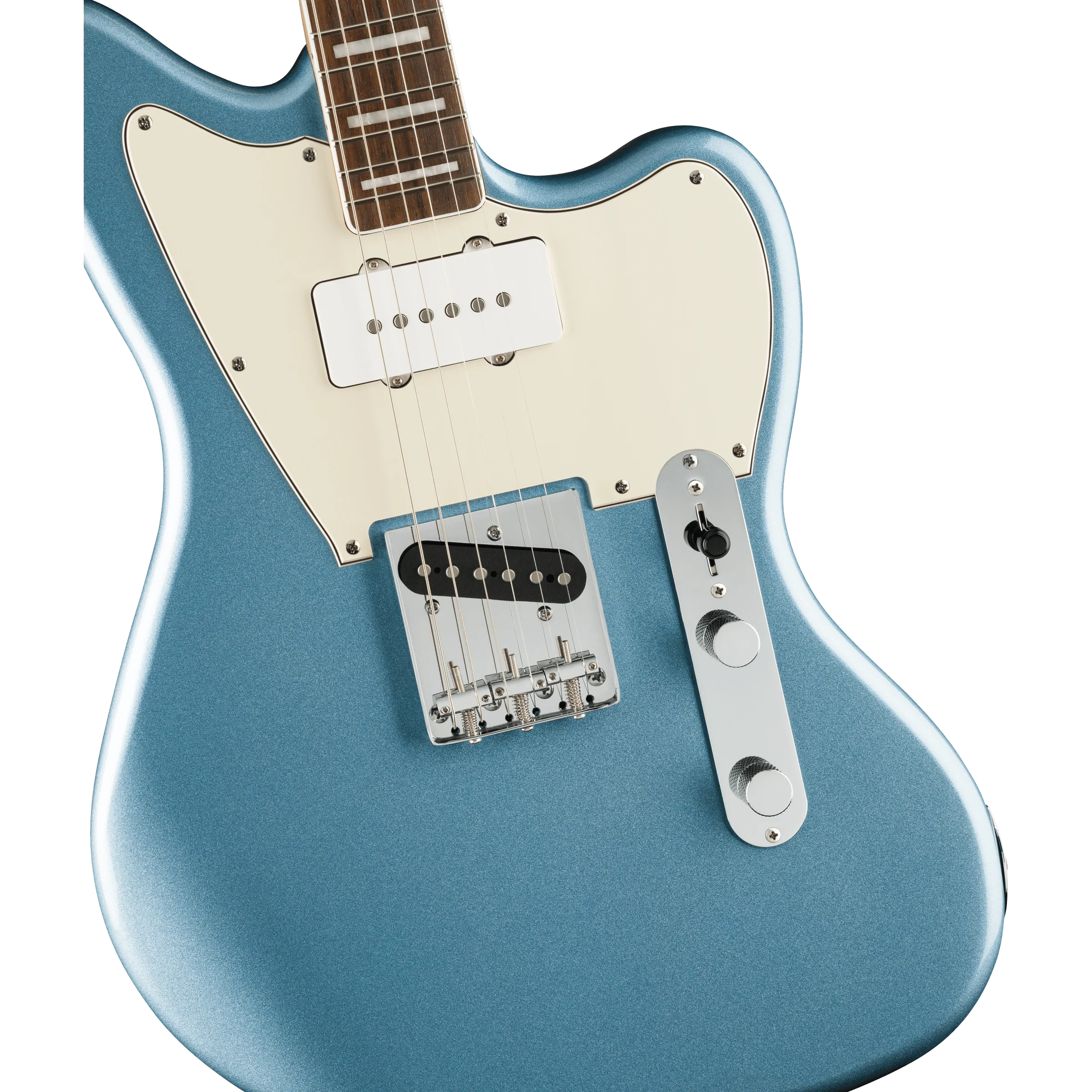 Squier - Limited Edition Paranormal Offset Telecaster® SJ - Laurel Fingerboard - Parchment Pickguard - Ice Blue Metallic - 037-7008-583 - Image 3