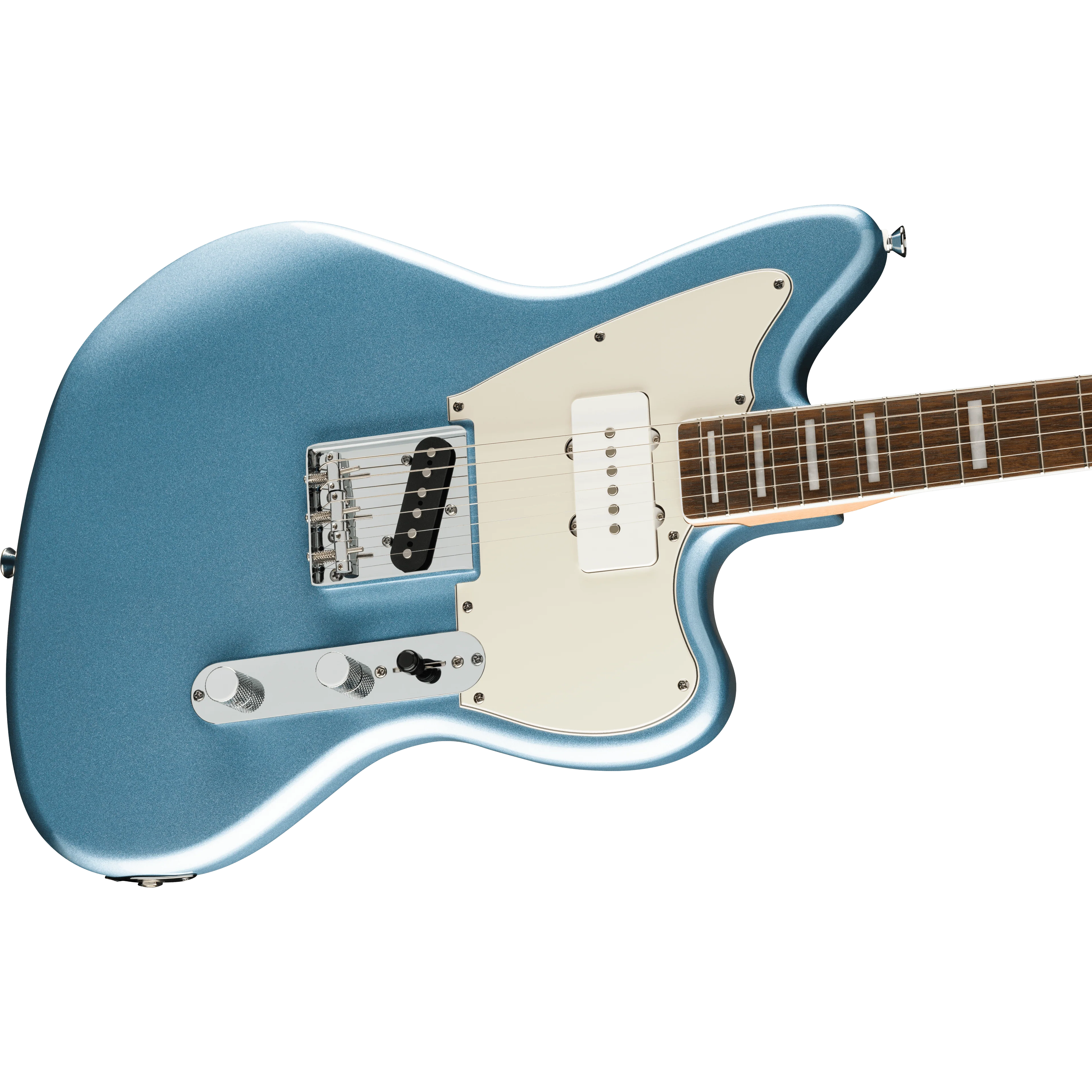 Squier - Limited Edition Paranormal Offset Telecaster® SJ - Laurel Fingerboard - Parchment Pickguard - Ice Blue Metallic - 037-7008-583 - Image 4