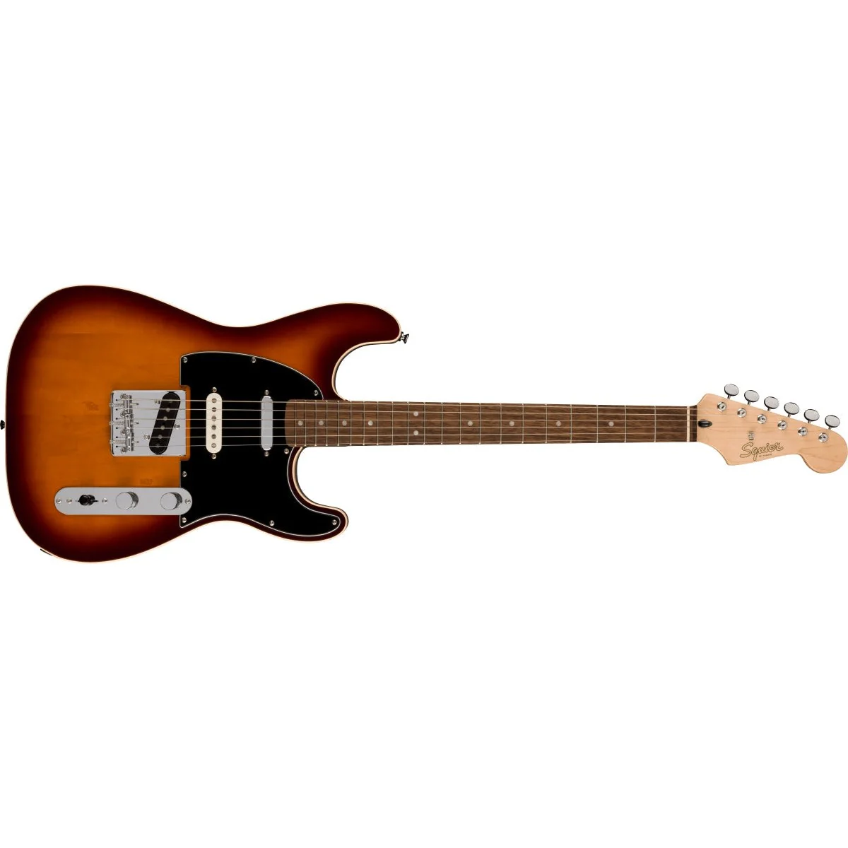 Squier - Paranormal Custom Nashville Stratocaster®, Laurel Fingerboard, Black Pickguard, Chocolate 2-Color Sunburst 037-7042-516