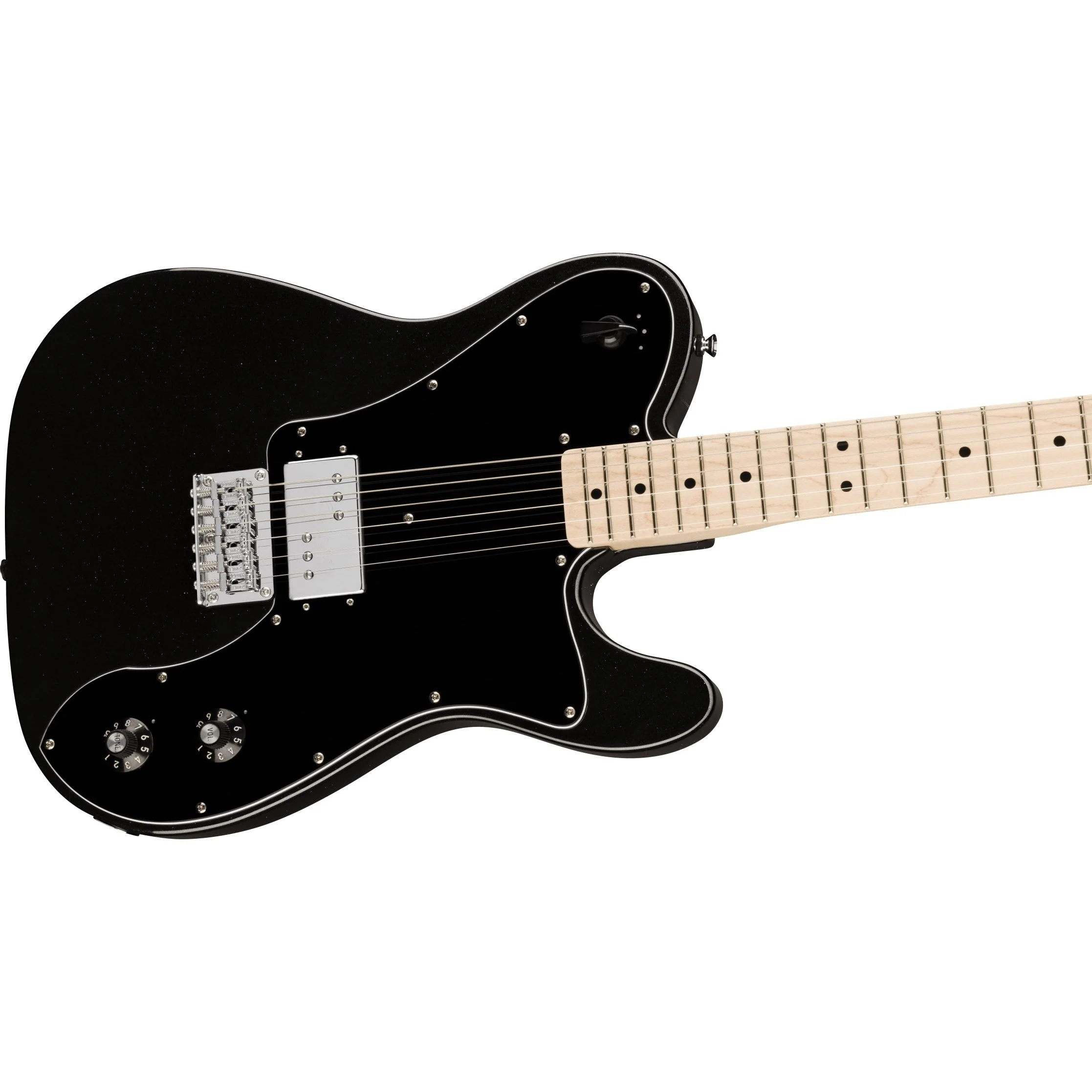 Squier - Paranormal Esquire® Deluxe, Maple Fingerboard, Black Pickguard, Metallic Black 037-7045-565 - Image 3