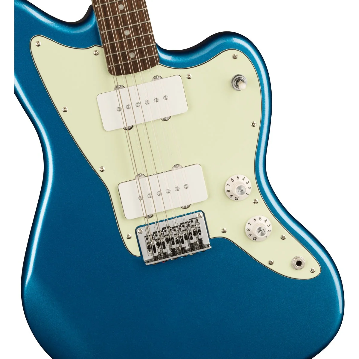 Squier - Paranormal Jazzmaster® XII, Laurel Fingerboard, Mint Pickguard, Lake Placid Blue 037-7050-502 - Image 4