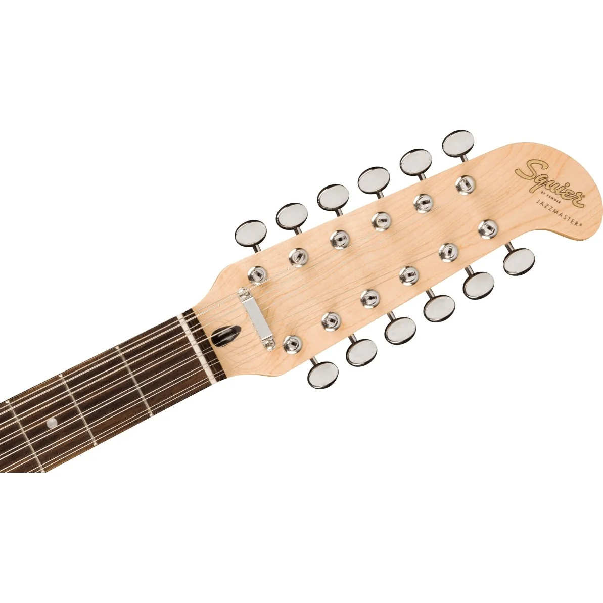 Squier - Paranormal Jazzmaster® XII, Laurel Fingerboard, Tortoiseshell Pickguard, Olympic White 037-7051-505 - Image 5