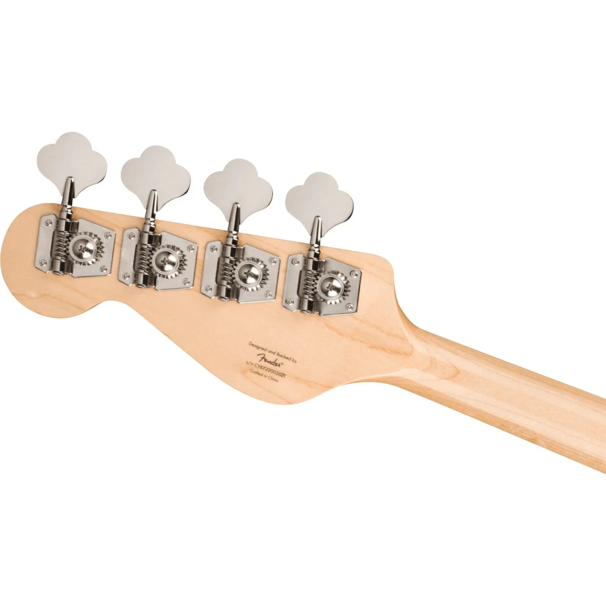 Squier - Paranormal Rascal Bass HH, Laurel Fingerboard, White Pearloid Pickguard, Metallic Black 037-7106-565 - Image 6