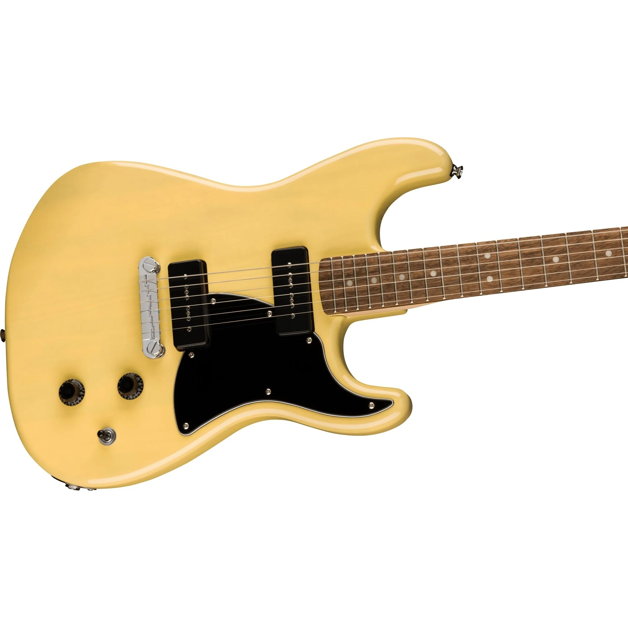 Squier - Paranormal Strat-O-Sonic, Laurel Fingerboard, Black Pickguard, Vintage Blonde 037-7035-507 - Image 3