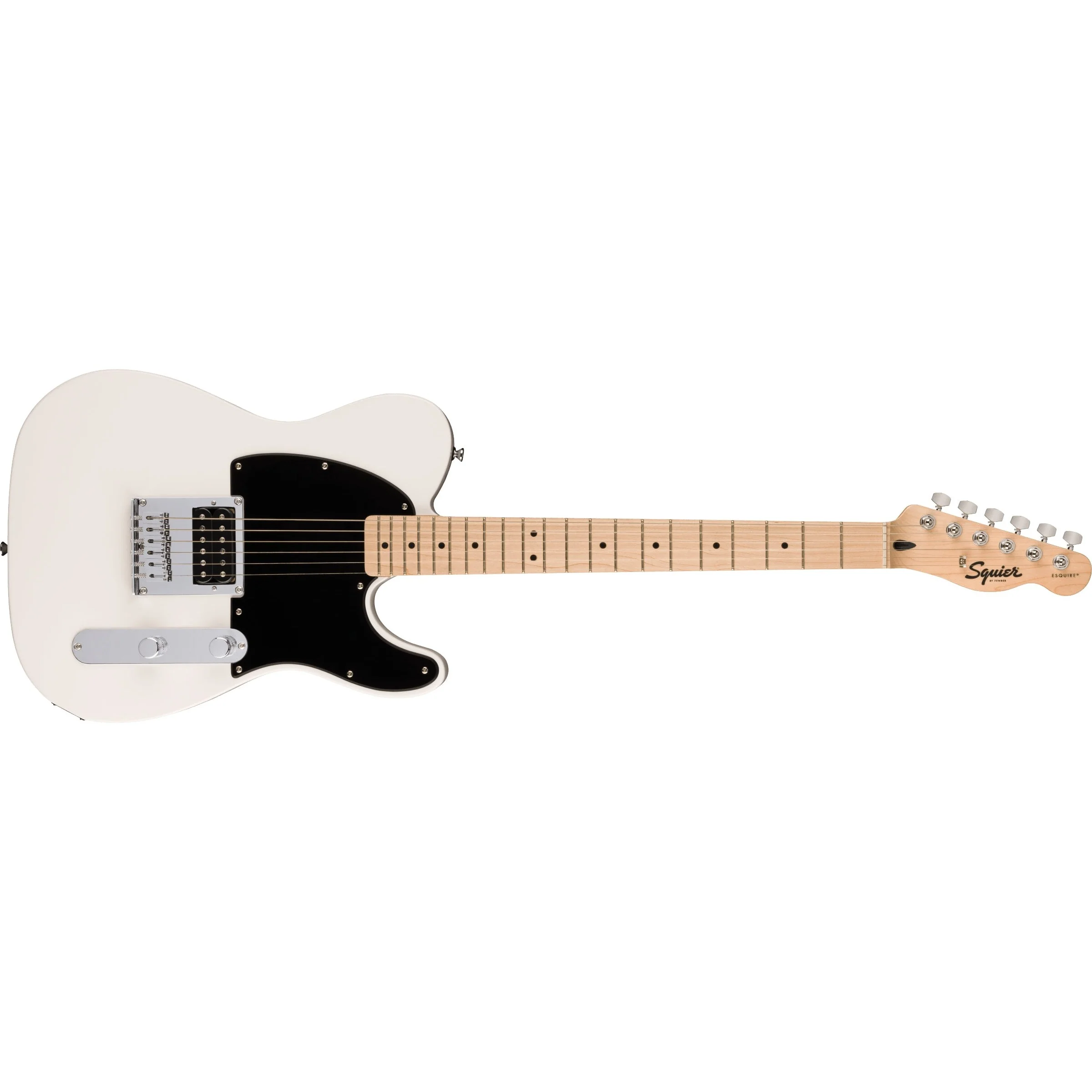 Squier - Squier Sonic™ Esquire® H - Maple Fingerboard - Black Pickguard - Arctic White 037-3553-580