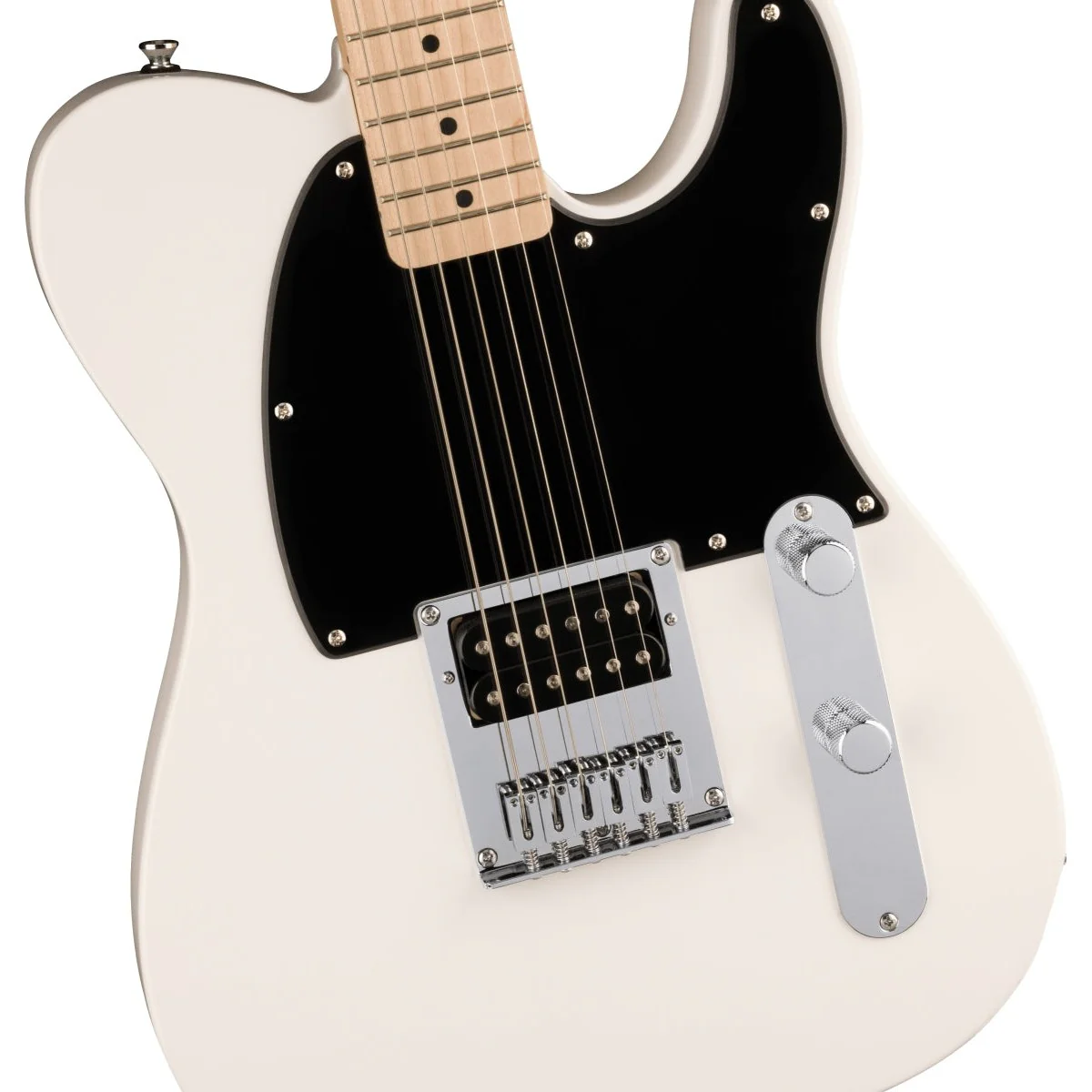 Squier - Squier Sonic™ Esquire® H - Maple Fingerboard - Black Pickguard - Arctic White 037-3553-580 - Image 4