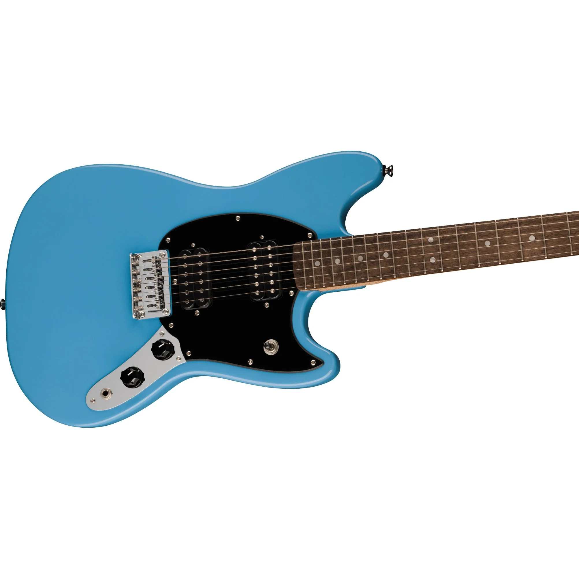 Squier - Squier Sonic™ Mustang® HH - Laurel Fingerboard - Black Pickguard - California Blue 037-3701-526 - Image 3