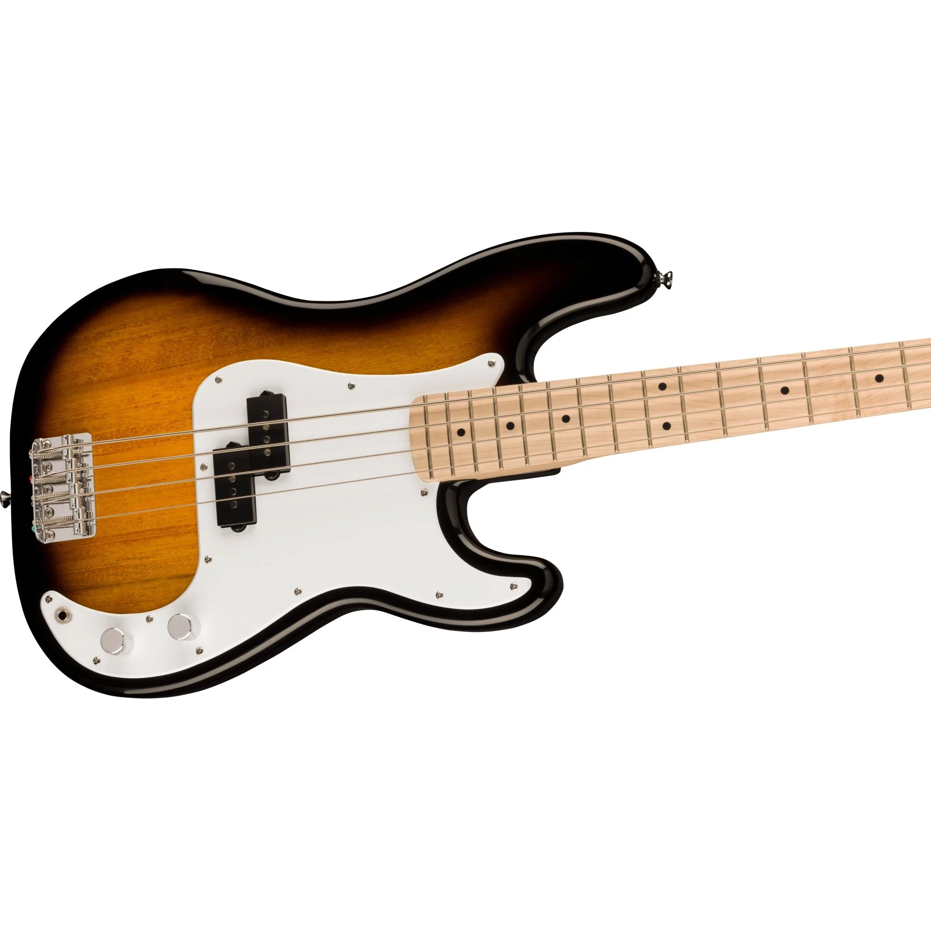 Squier - Squier Sonic™ Precision Bass® - Maple Fingerboard - White Pickguard - 2-Color Sunburst 037-3902-503 - Image 3