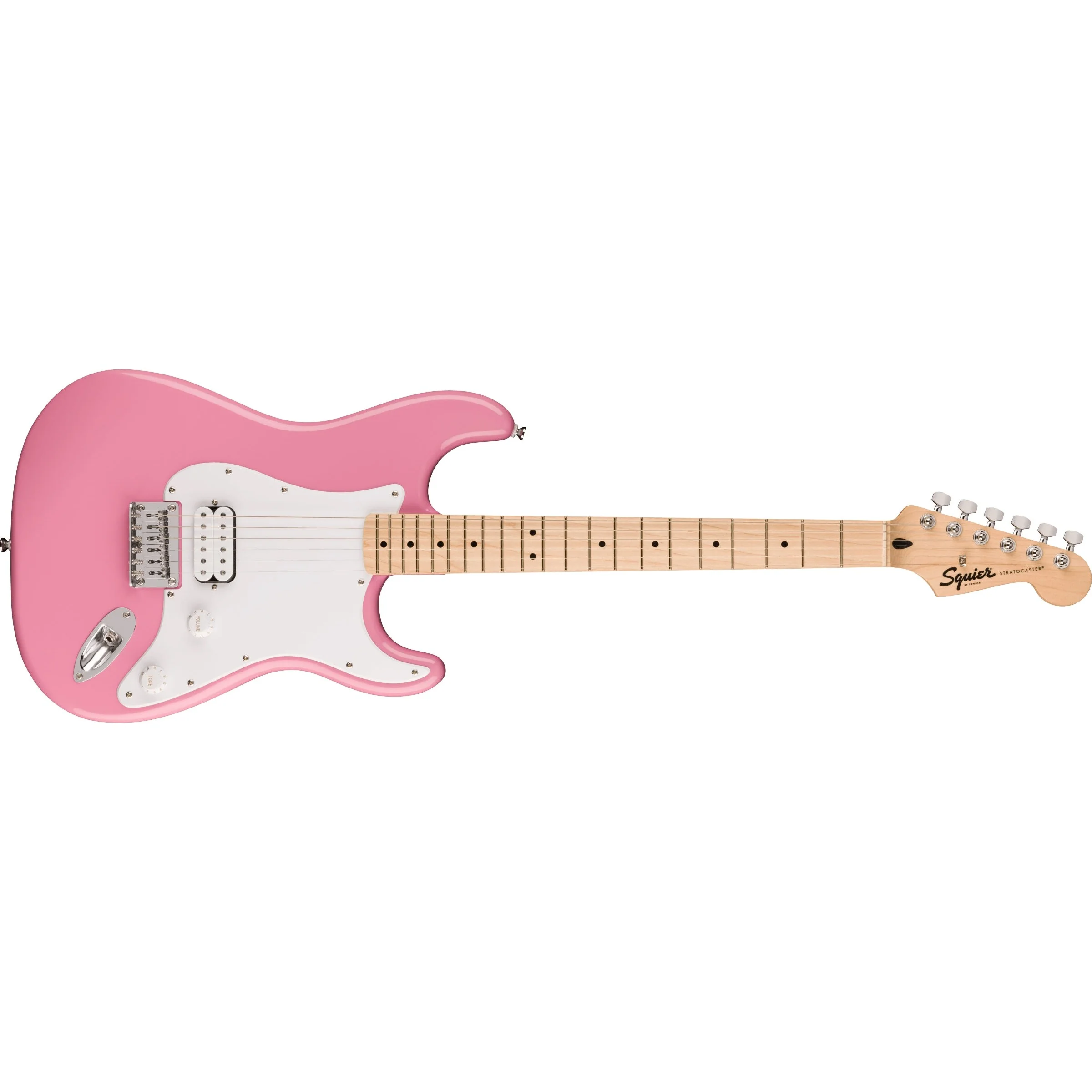 Squier - Squier Sonic™ Stratocaster® HT H - Maple Fingerboard - White Pickguard - Flash Pink 037-3302-555